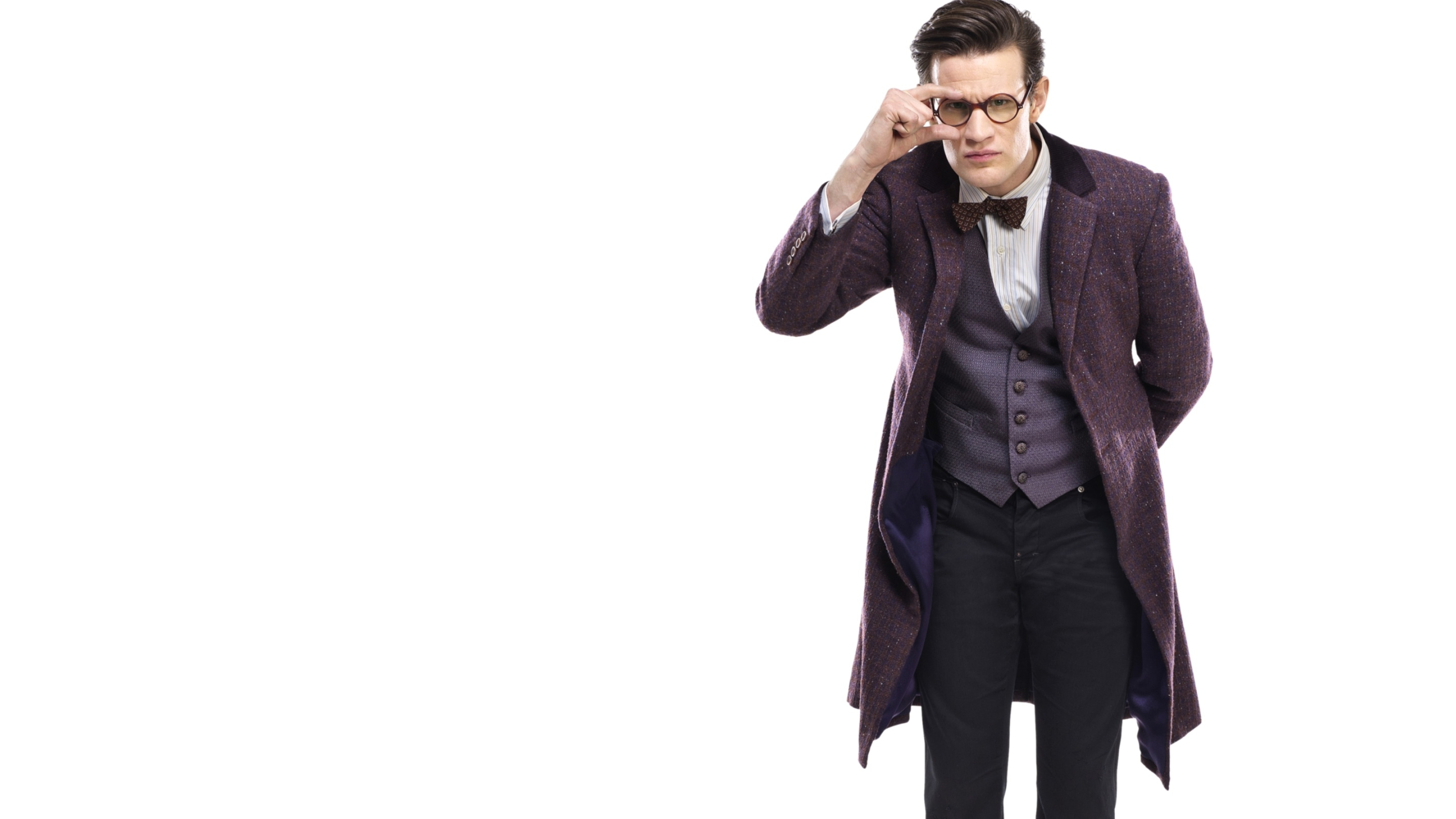 Matt Smith, Blog Tepe68, Whovian wallpapers, 11th Doctor portrait, 3200x1800 HD Desktop