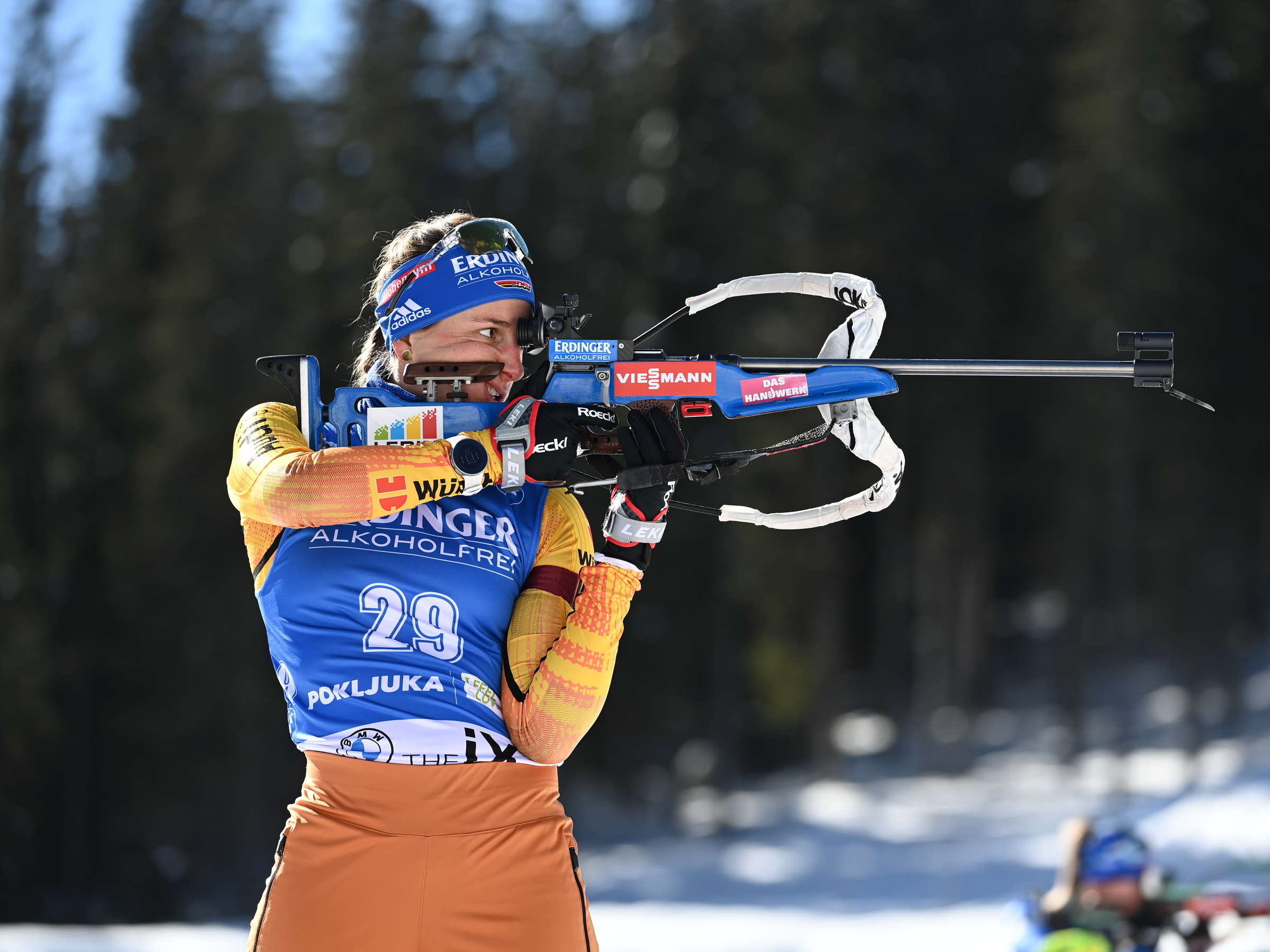 Vanessa Hinz, Biathlon, Olympic qualification, Team misfortune, 2400x1800 HD Desktop