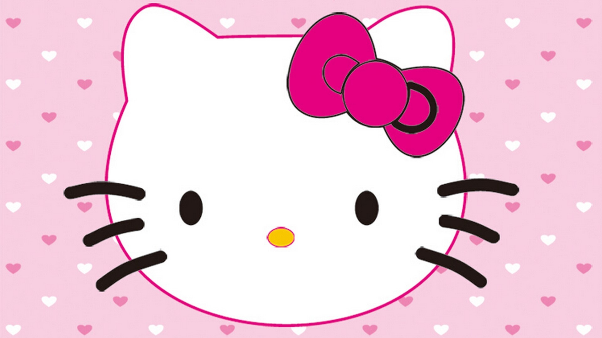 Hello Kitty, Desktop background, Quirky design, John Tremblay's post, 1920x1080 Full HD Desktop