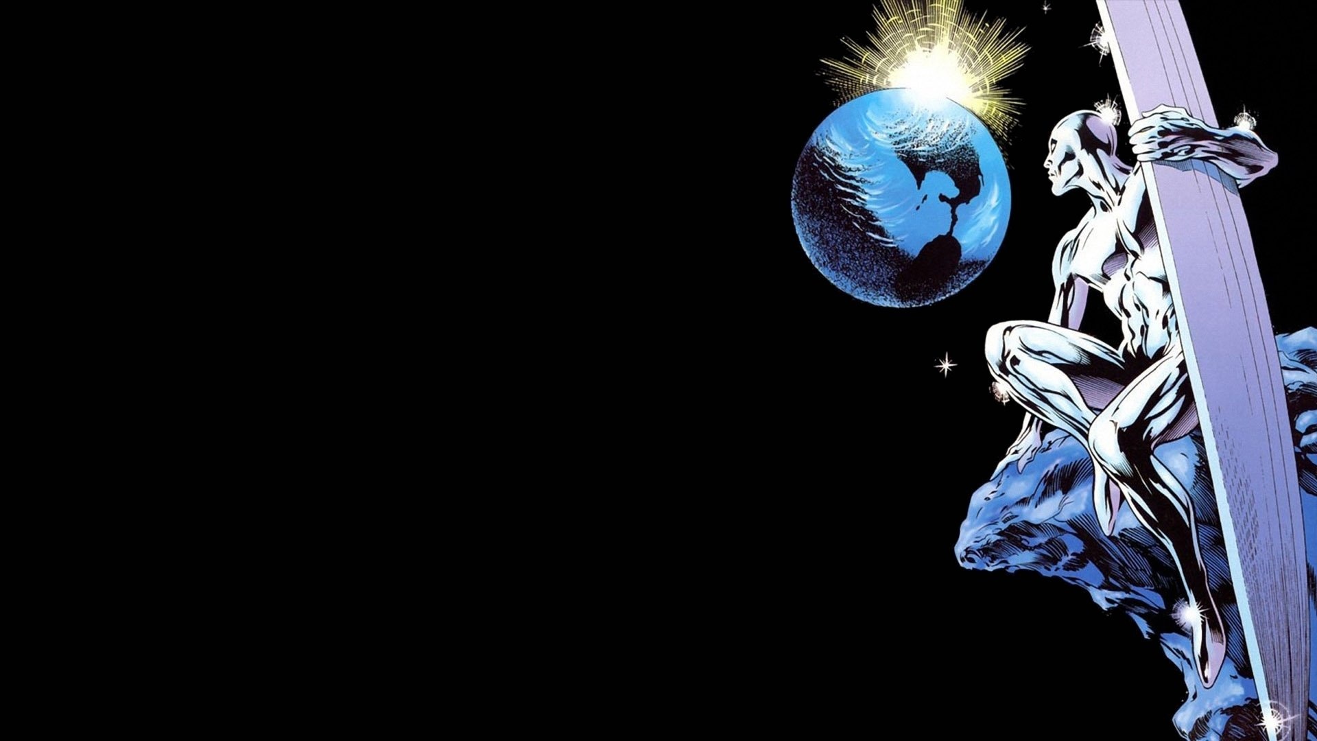 High definition wallpaper, Silver Surfer image, Norrin Radd, Cosmic entity, 1920x1080 Full HD Desktop