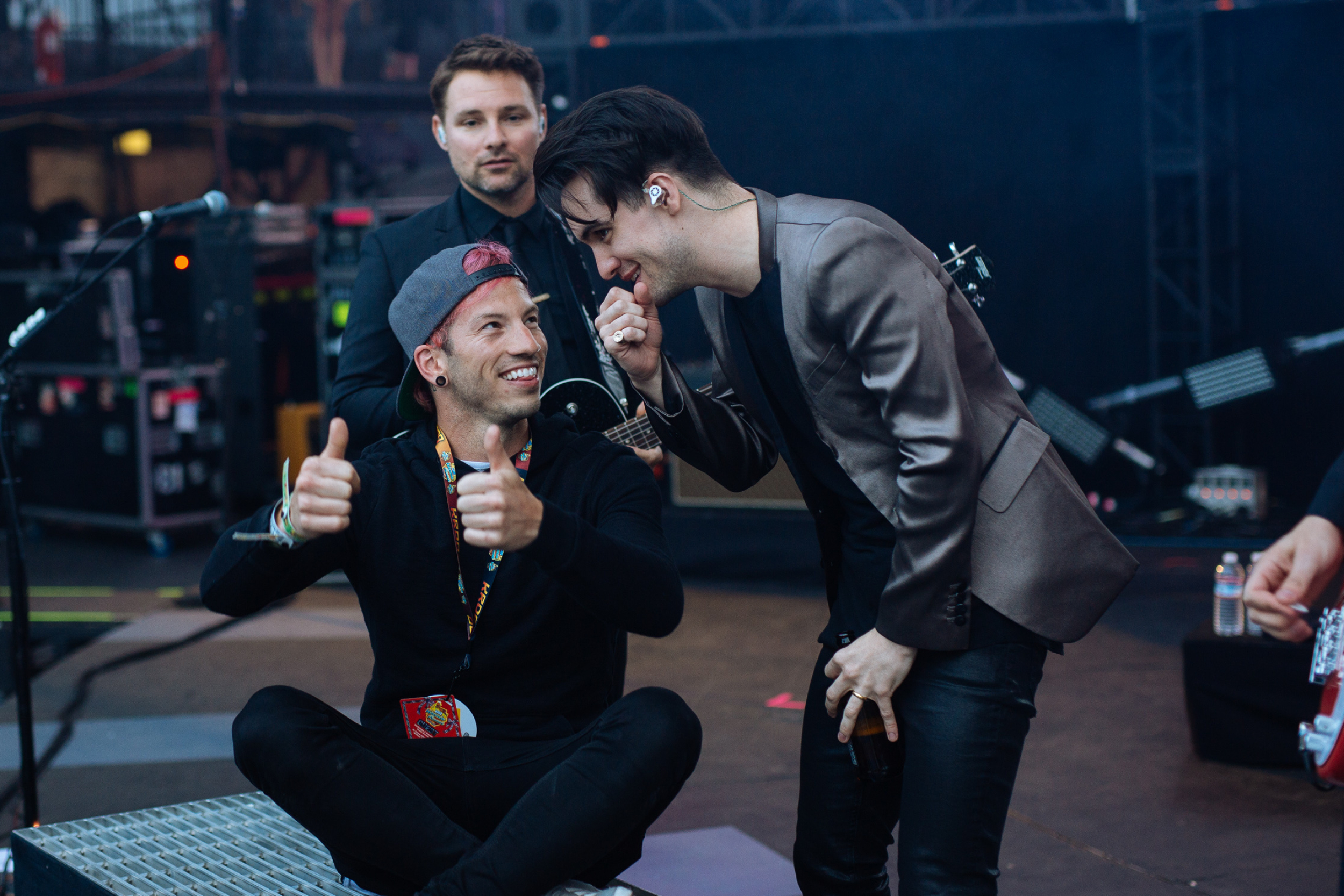 Josh Dun, Brendon Urie, Bromance, Music Industry, 2500x1670 HD Desktop