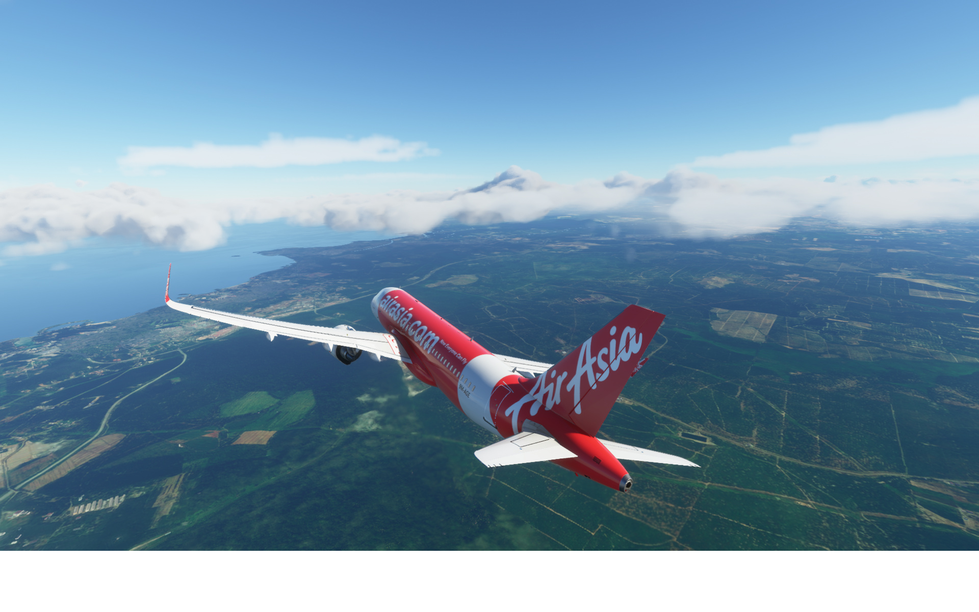 AirAsia, Singapore to Kuala Lumpur, Avsim screen shots, The Avsim Community, 1920x1200 HD Desktop