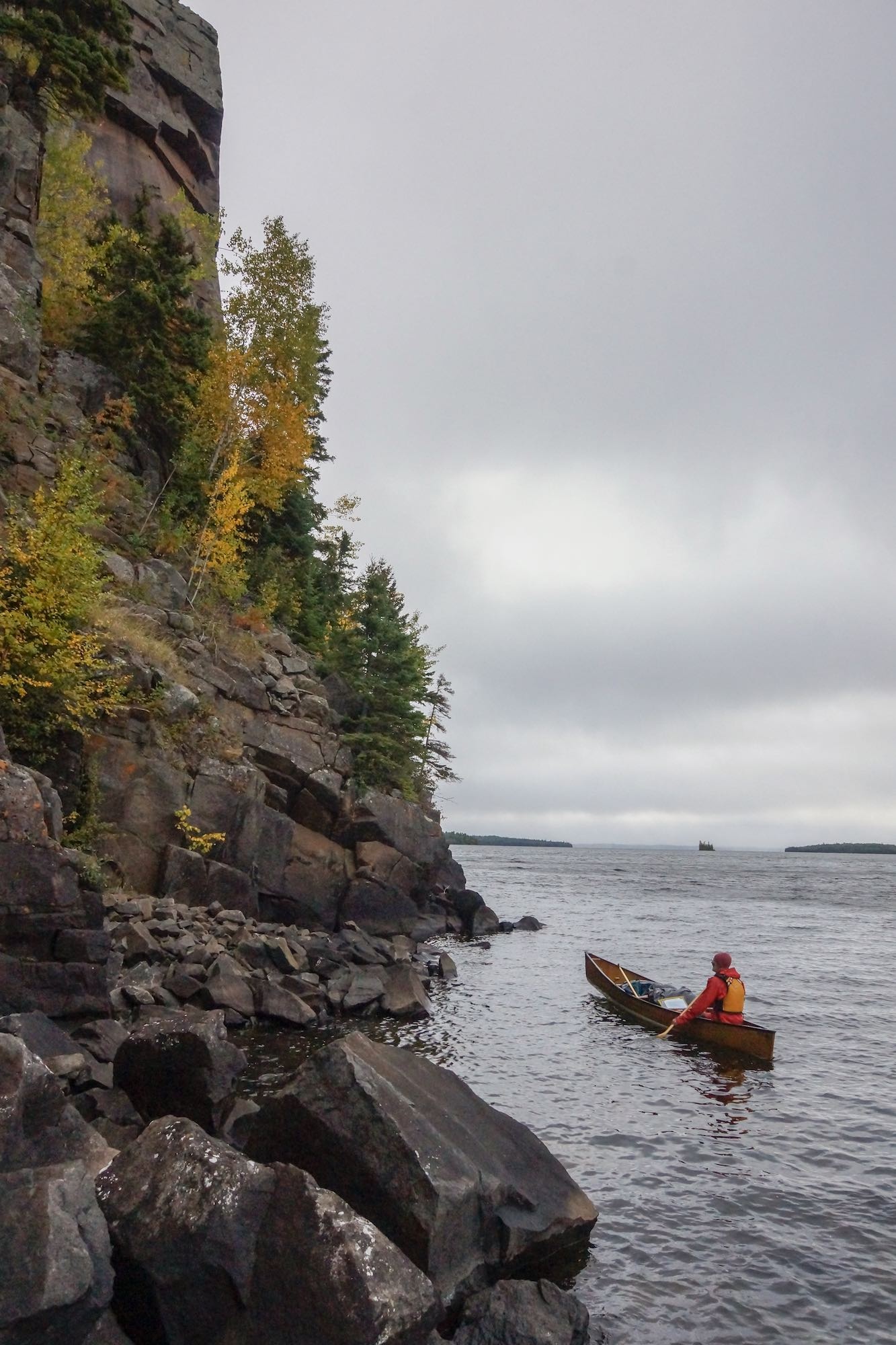 Nipigon Lake, Canoeing adventure, Pikitigushis to Echo Rock, Lake Nipigon exploration, 1340x2000 HD Phone