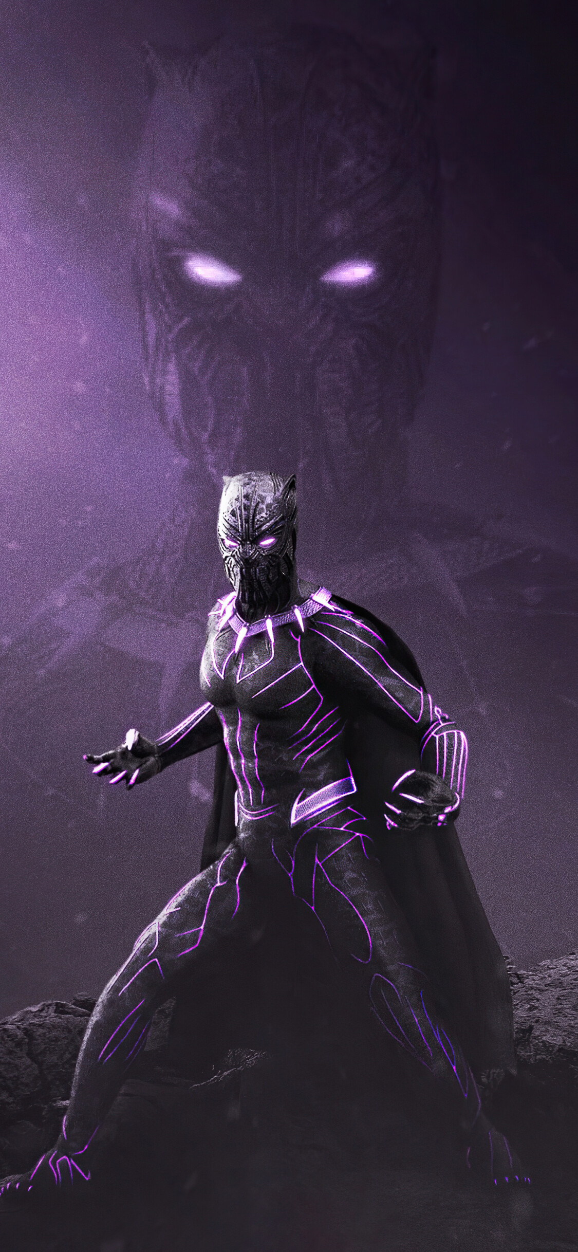 Black Panther Wakanda Forever, iPhone wallpapers, HD 4K images, 1130x2440 HD Phone