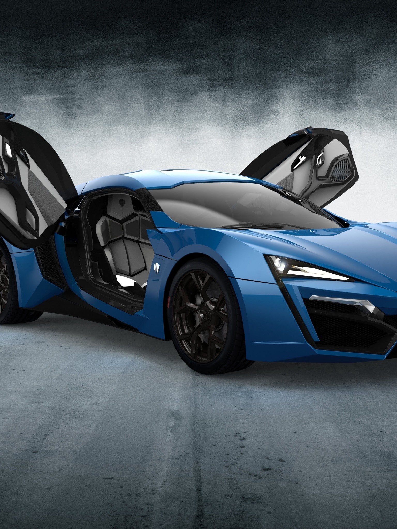 Doors Up, Lykan HyperSport Wallpaper, 1540x2050 HD Phone