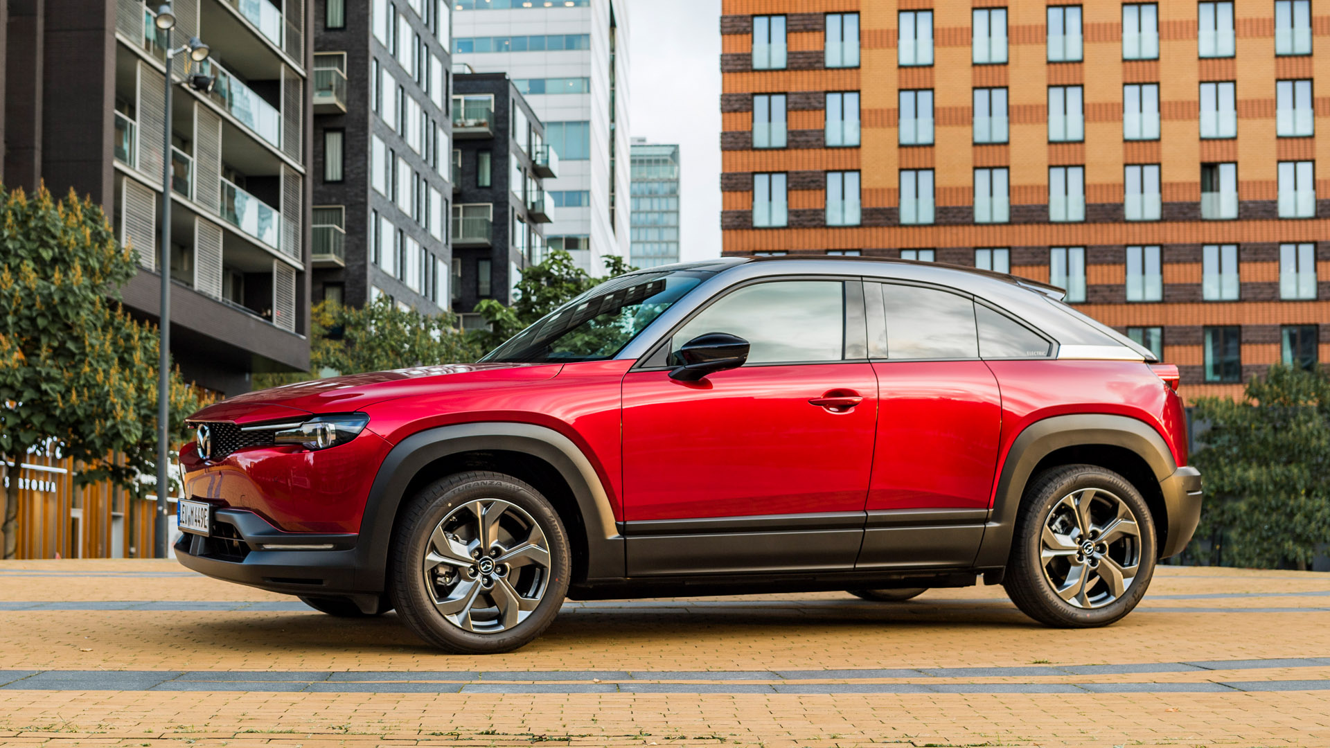 Mazda MX-30 receives, Five-star Euro NCAP, Electric vehicle, Sustainable drive, 1920x1080 Full HD Desktop