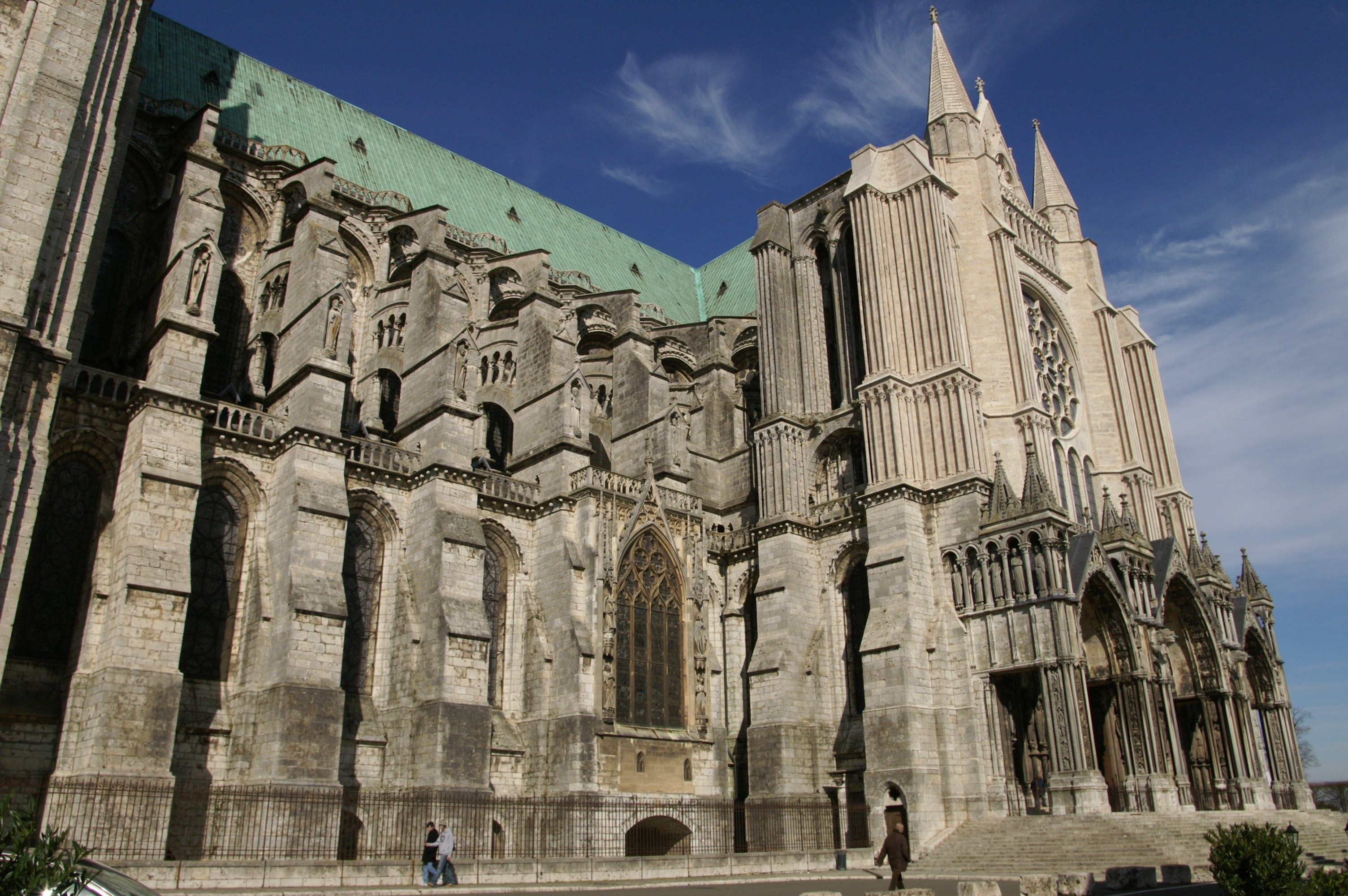 Chartres Cathedral, Church in France, Thousand wonders, 3010x2000 HD Desktop