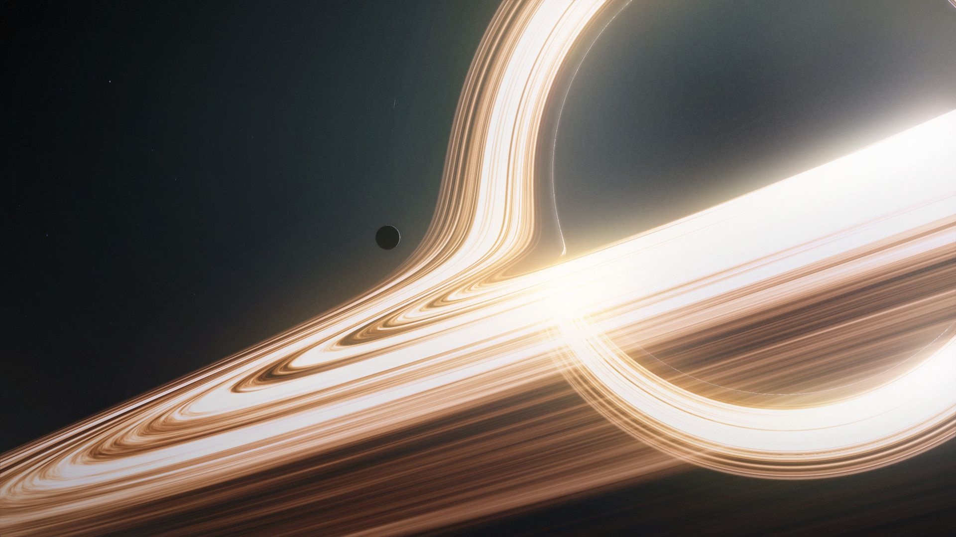 Close-up, Gargantua (Interstellar) Wallpaper, 1920x1080 Full HD Desktop