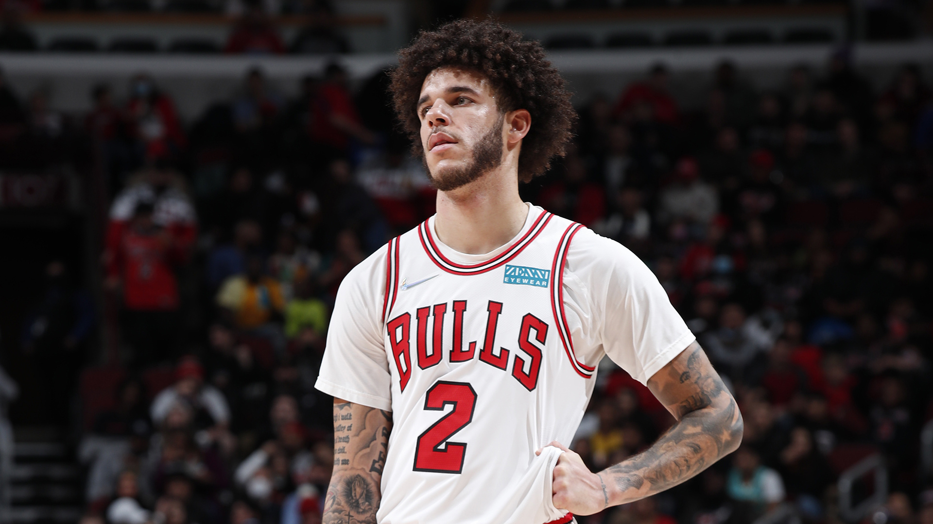 Bulls Lonzo Ball enters, Health and safety protocols, Lonzo Ball, Chicago Bulls, 1920x1080 Full HD Desktop