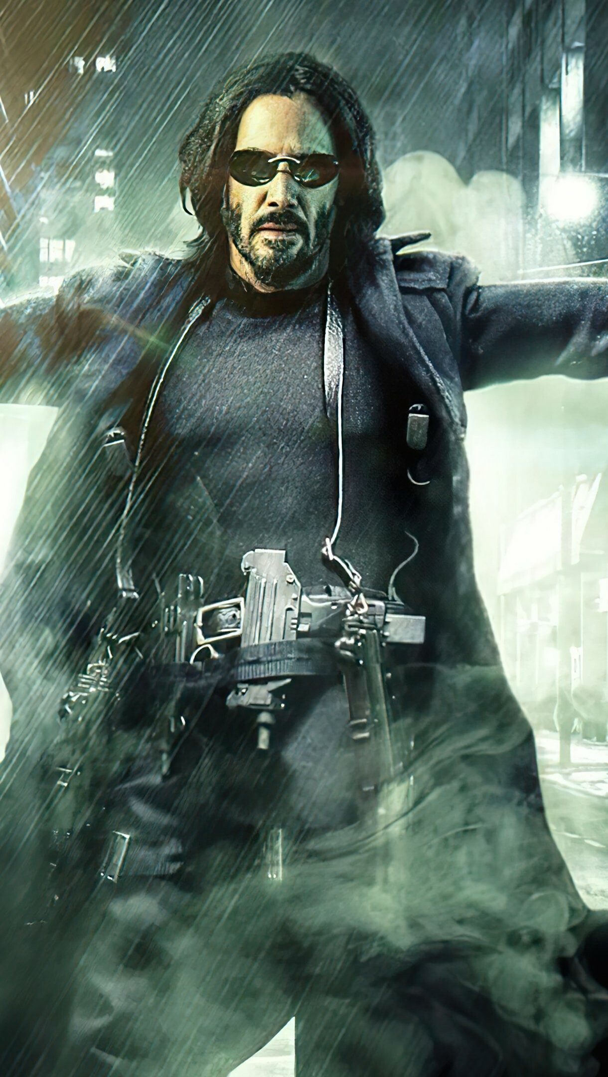 Matrix Resurrections, Keanu Reeves, Ultra HD, Movie, 1220x2160 HD Phone