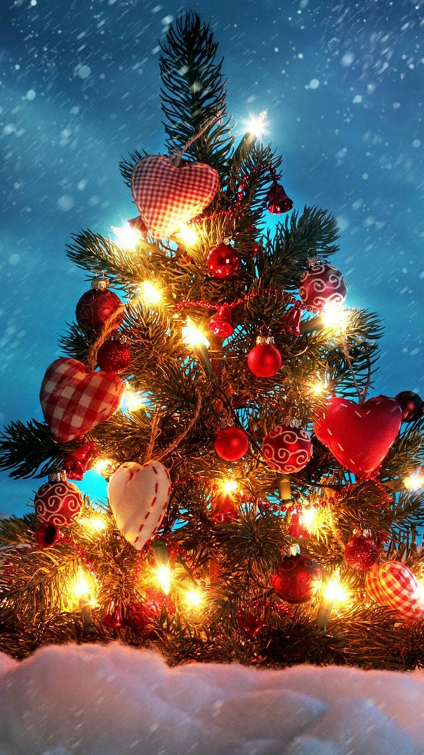 Christmas wallpapers, PC and mobile, HD and 4K, Festive backgrounds, 1440x2560 HD Phone