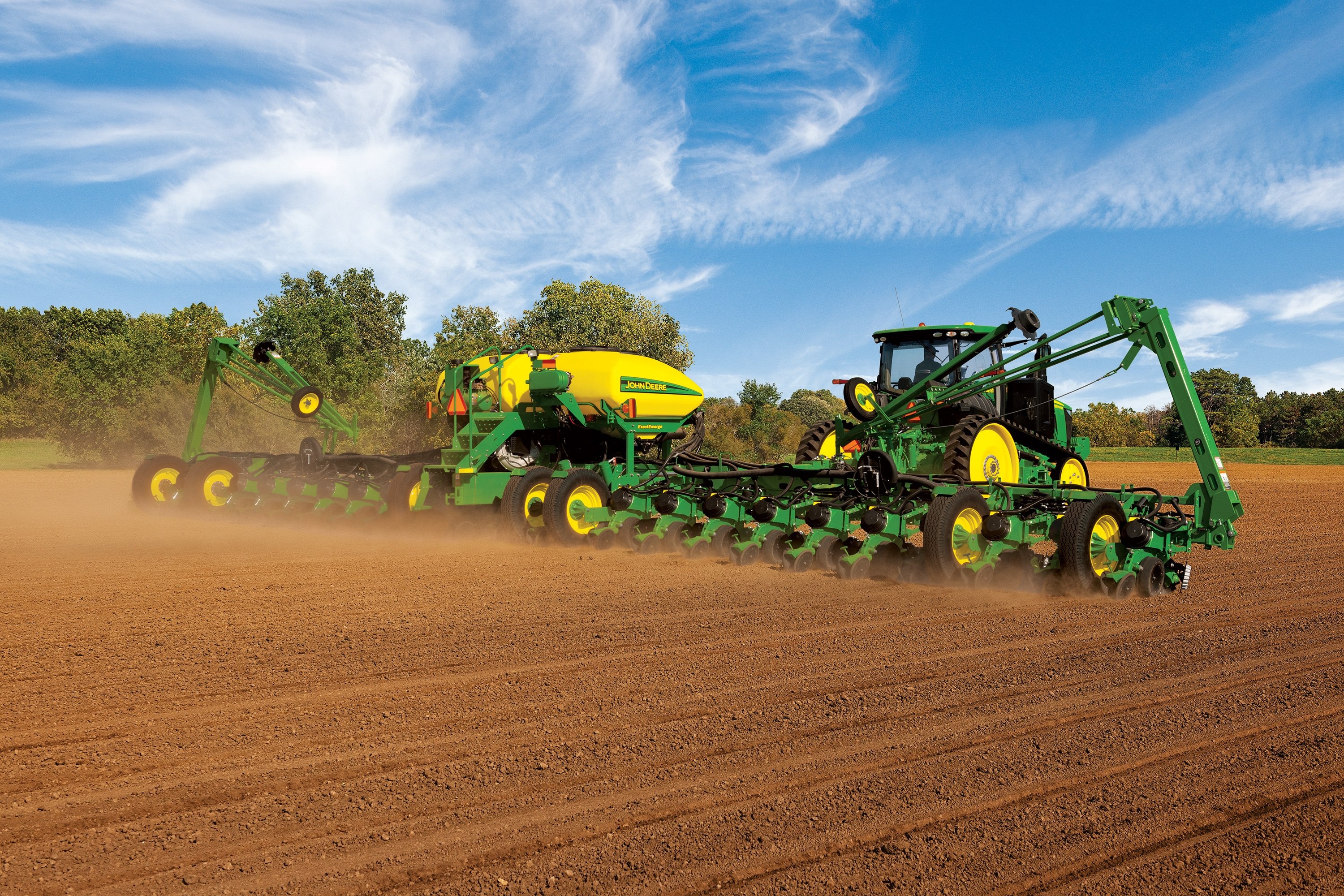 John Deere planter, Farms Wallpaper, 3000x2000 HD Desktop