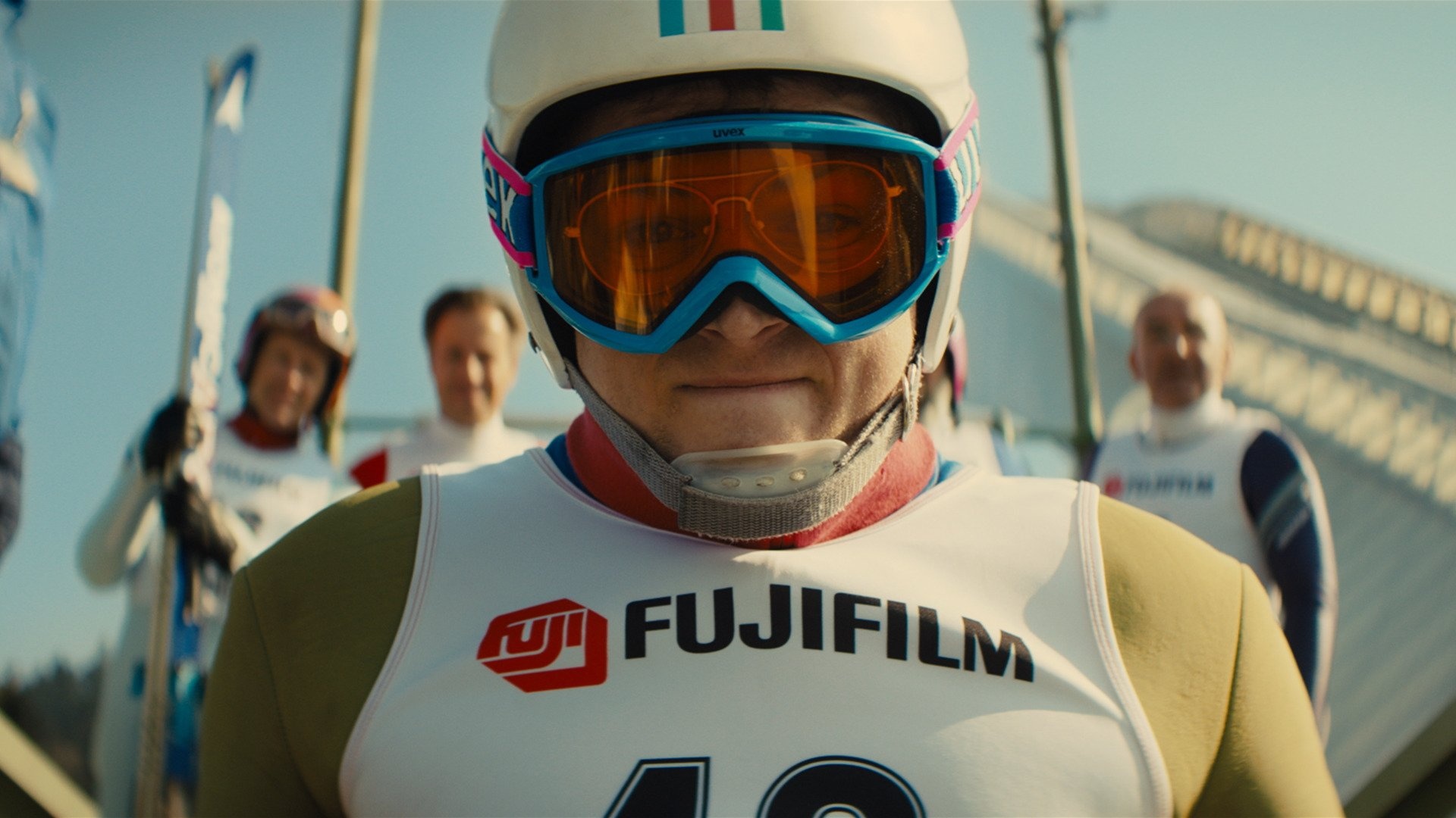 Eddie the Eagle, Inspiring sports biopic, Taron Egerton, Hugh Jackman, 1920x1080 Full HD Desktop