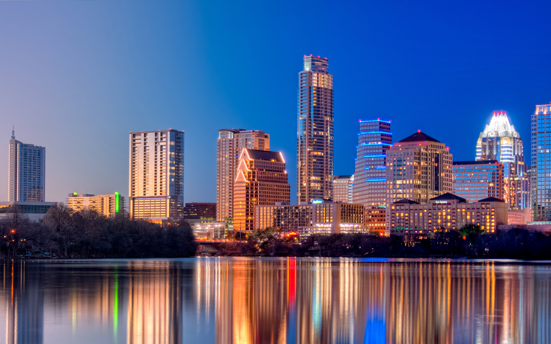 Austin Texas, Vibrant cityscape, 1920x1200 HD Desktop