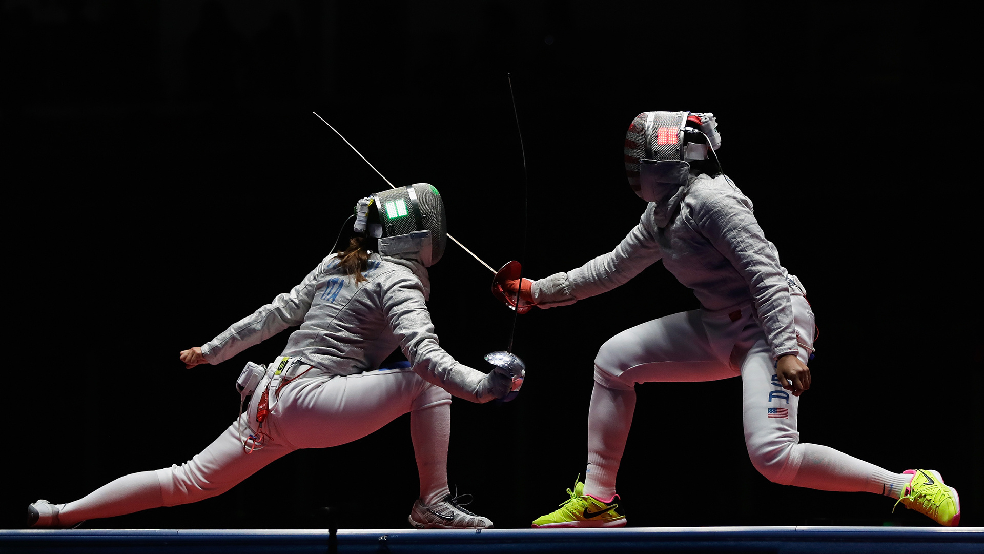 Fencing wallpapers, Zoey Thompson, Fencing art, Fencing illustrations, 1920x1080 Full HD Desktop