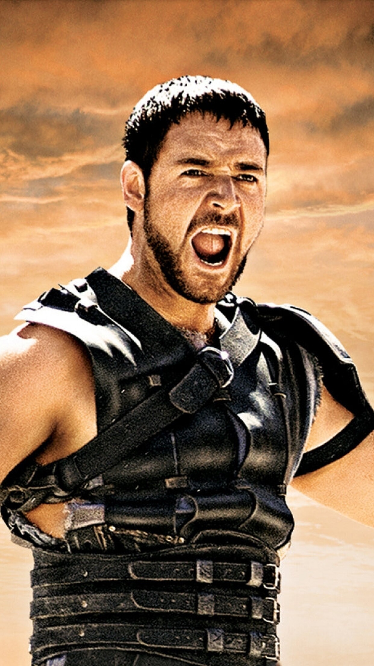 Russell Crowe, Gladiator movie, Maximus character, Heroic journey, 1250x2210 HD Phone