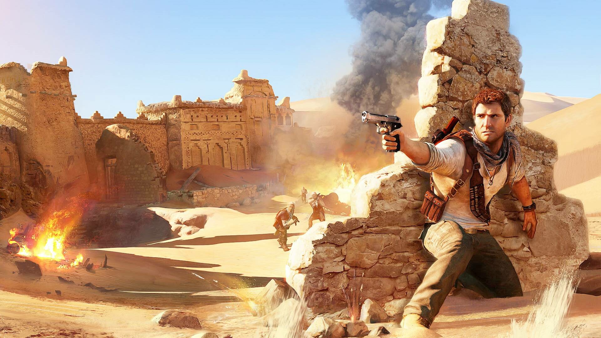 Uncharted, HD wallpapers, Adventure-filled journey, Epic storytelling, 1920x1080 Full HD Desktop