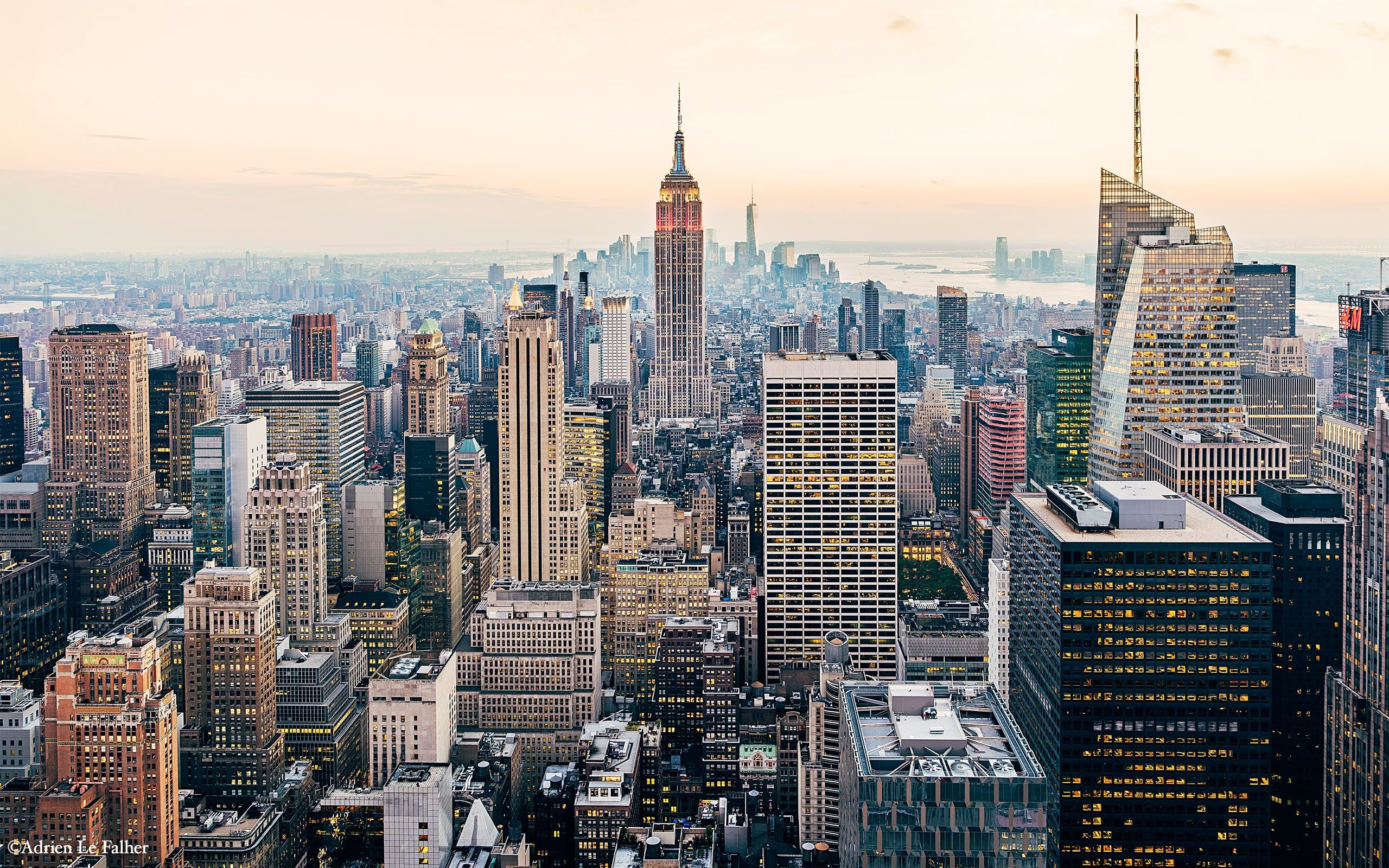 Manhattan skyline, Travels, Cityscape, Urban exploration, 2560x1600 HD Desktop