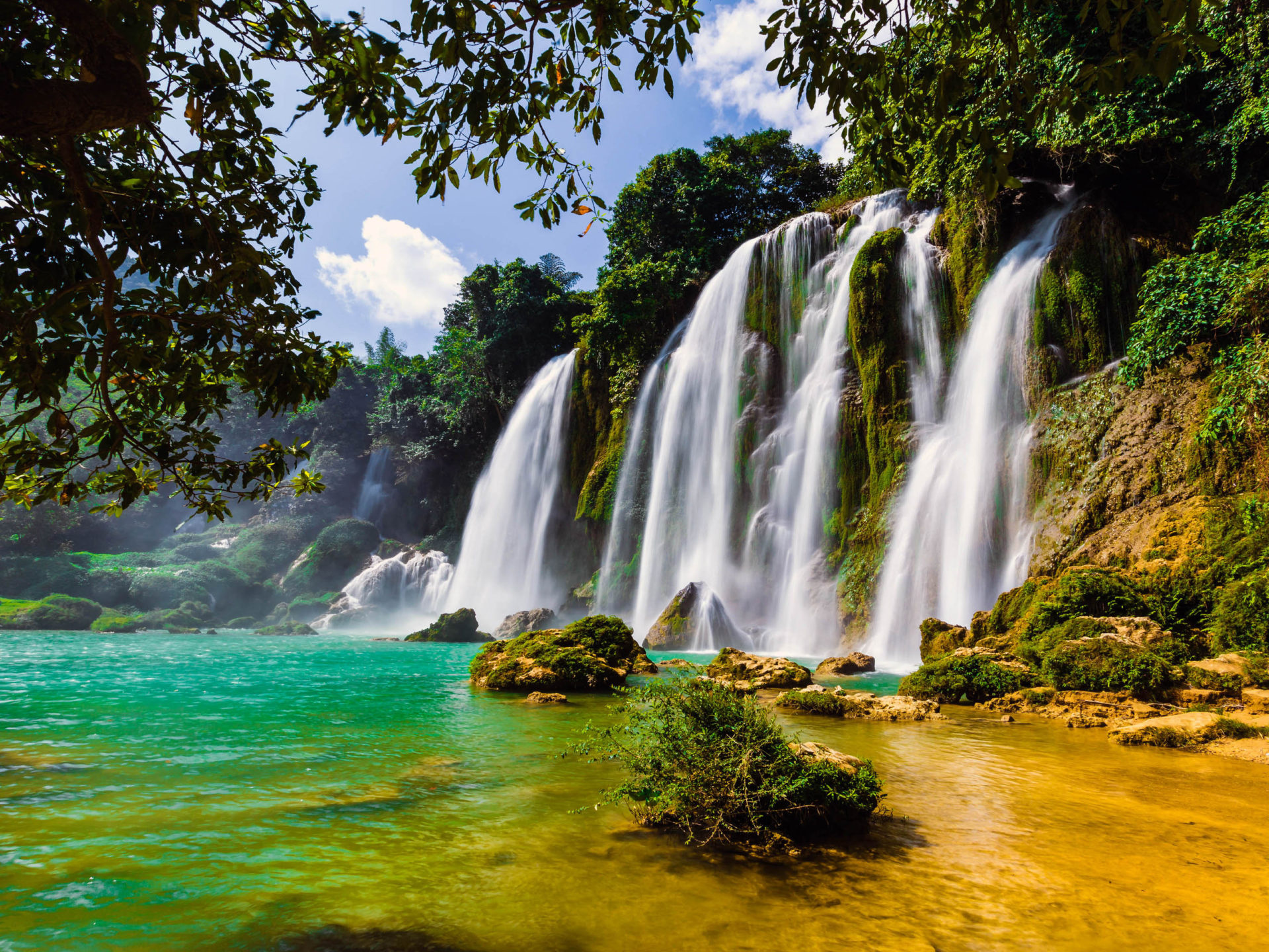 Ban Gioc Waterfall, China Vietnam, 4K wallpapers, Desktop and mobile, 1920x1440 HD Desktop