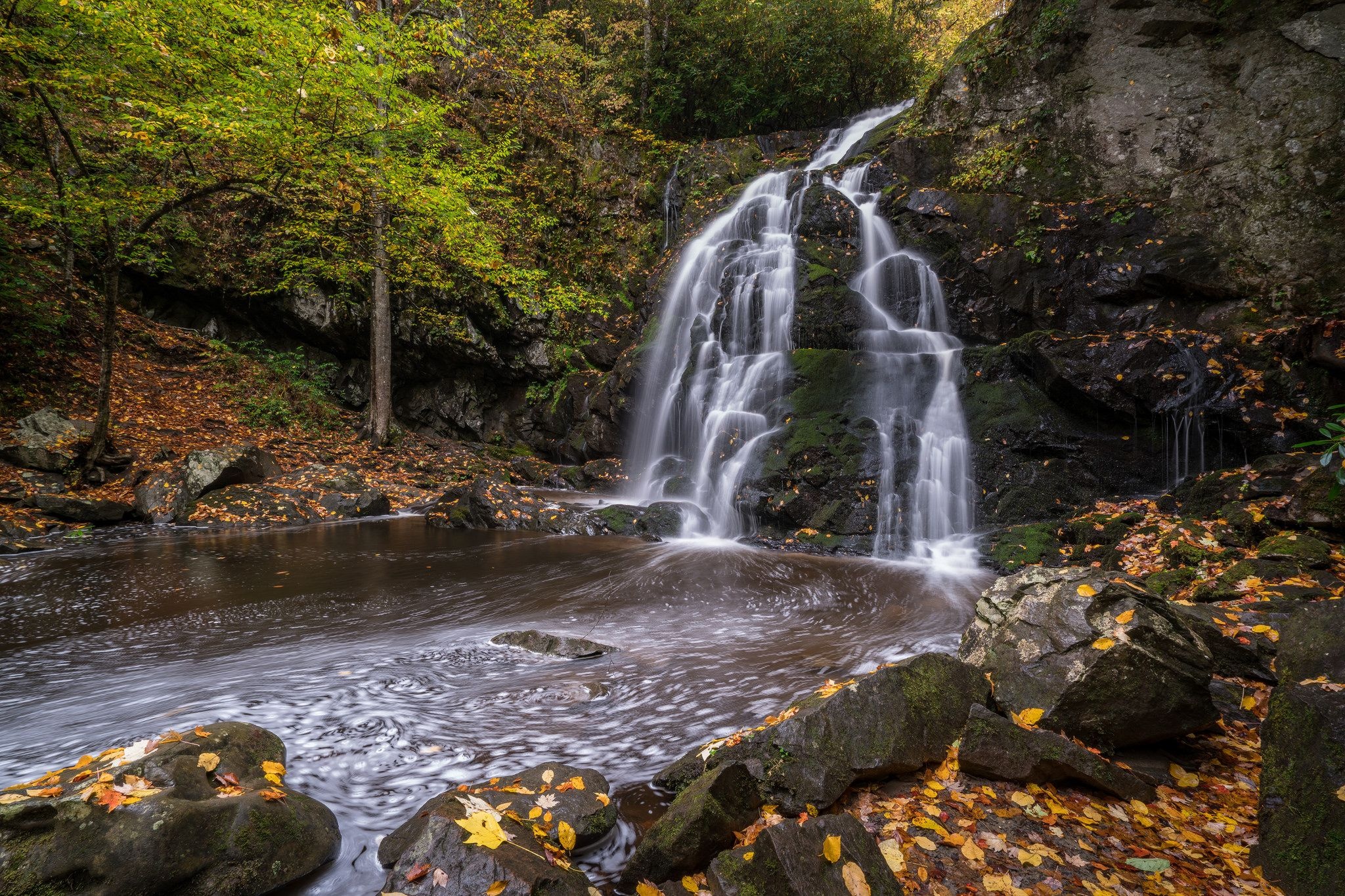 Spruce Flat Falls, Great Smoky Mountains National Park Wallpaper, 2050x1370 HD Desktop