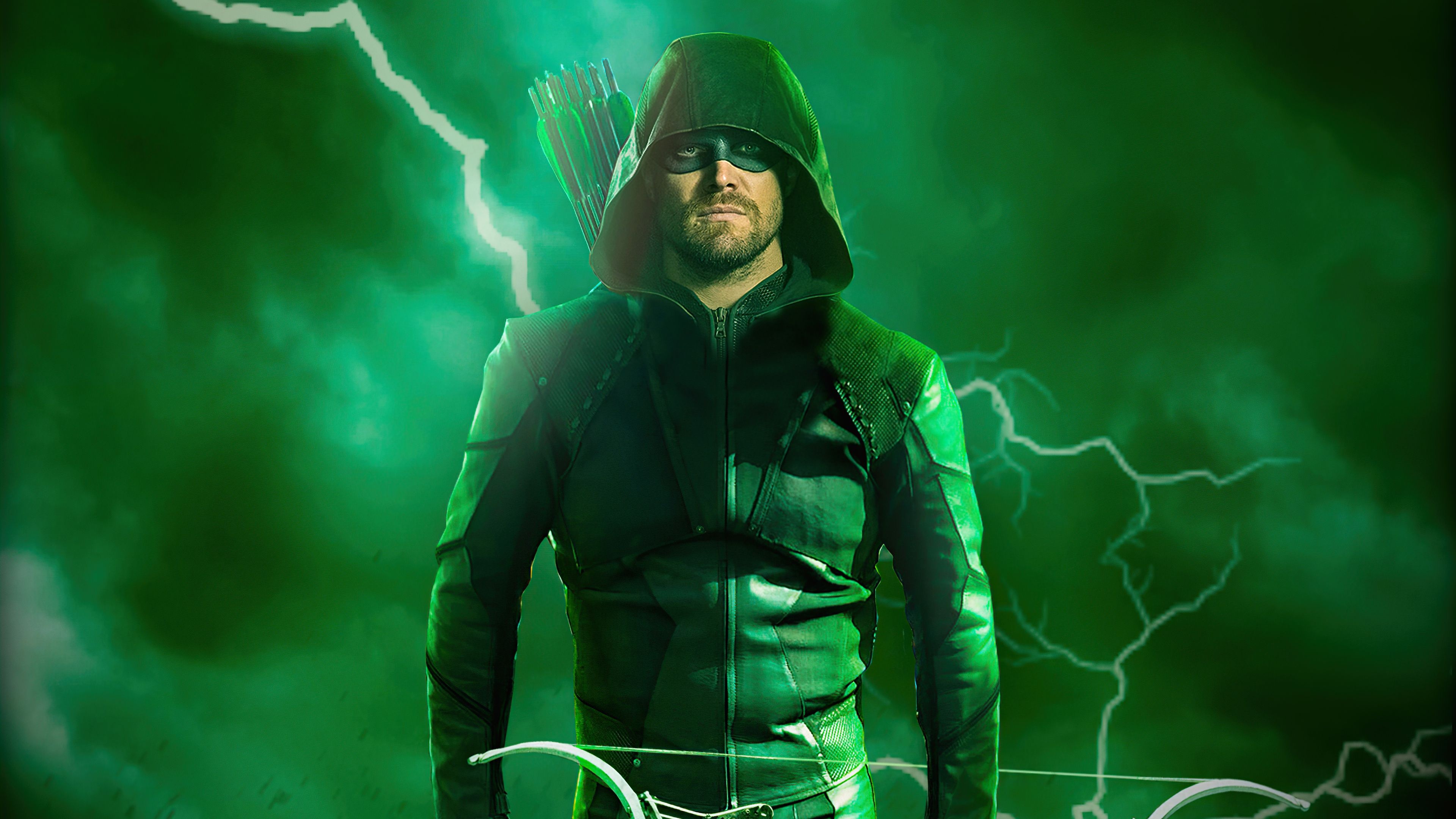 Arrow series, 4K wallpaper, Green Arrow, 3840x2160 4K Desktop