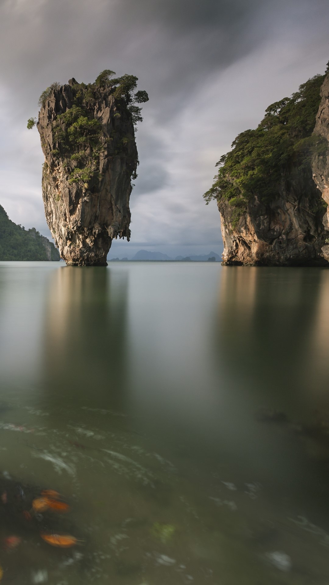 Khao Phing Kan, Phang Nga Bay, James Bond Island, Thailand's gem, 1080x1920 Full HD Phone