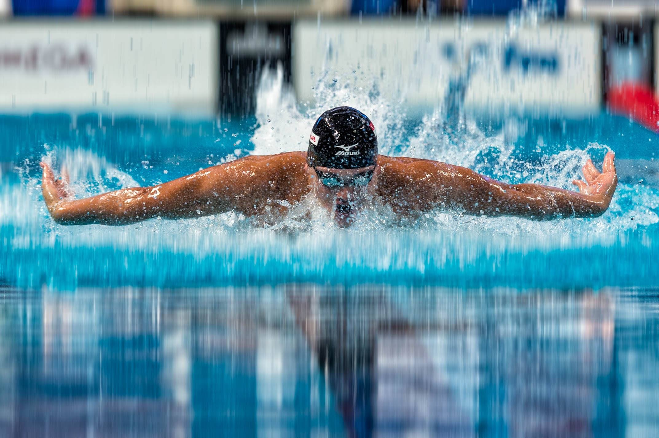 Joseph Schooling, Butterfly stroke Wallpaper, 2150x1430 HD Desktop