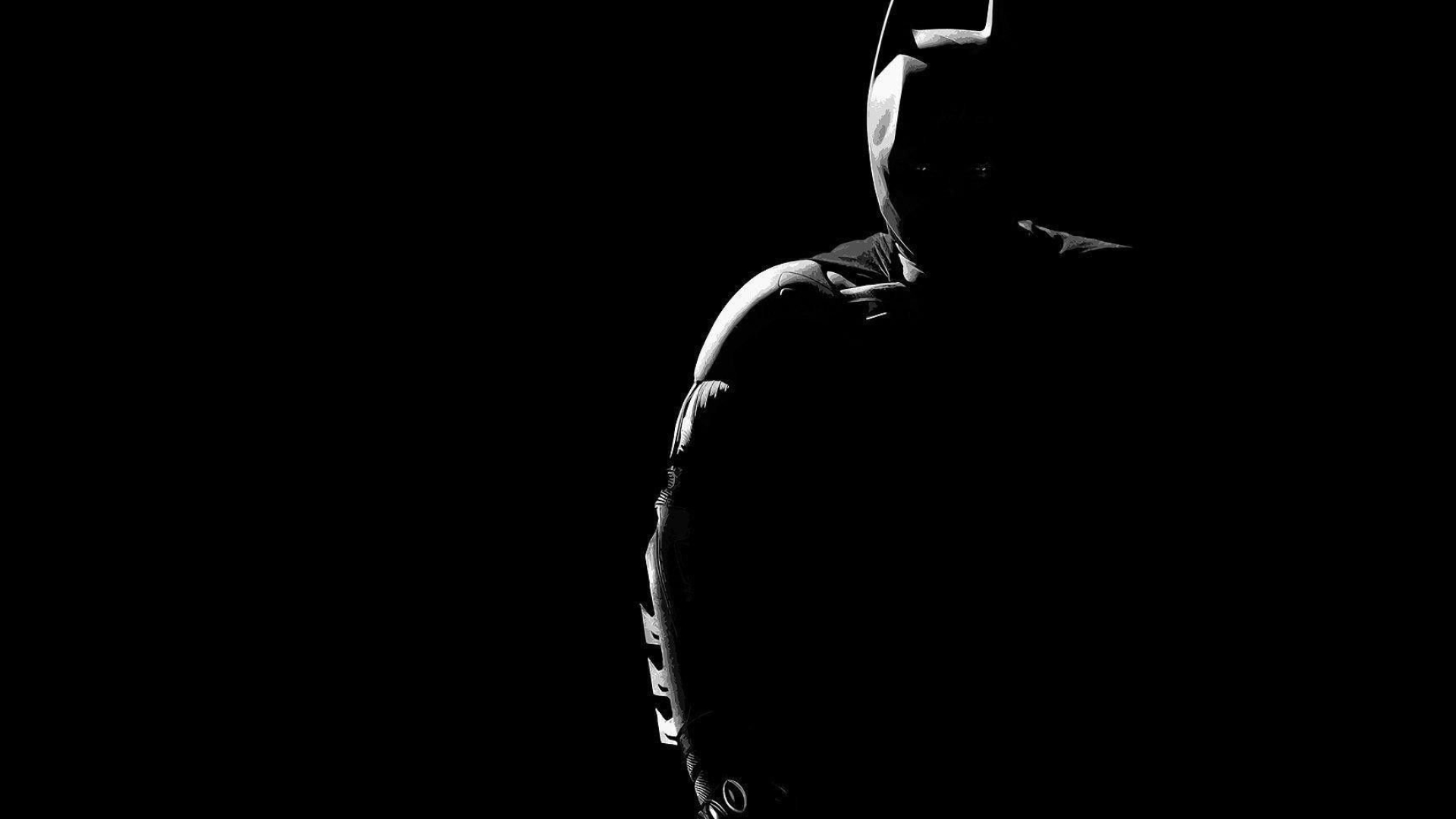 Batman, Black Wallpaper, 1920x1080 Full HD Desktop