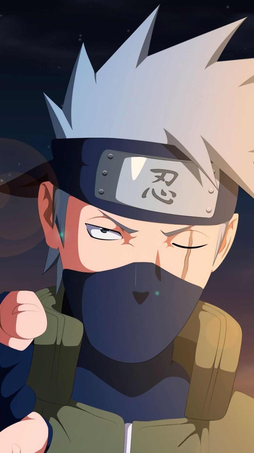 Kakashi, Anime art, Unique style, Captivating visuals, 1080x1920 Full HD Phone