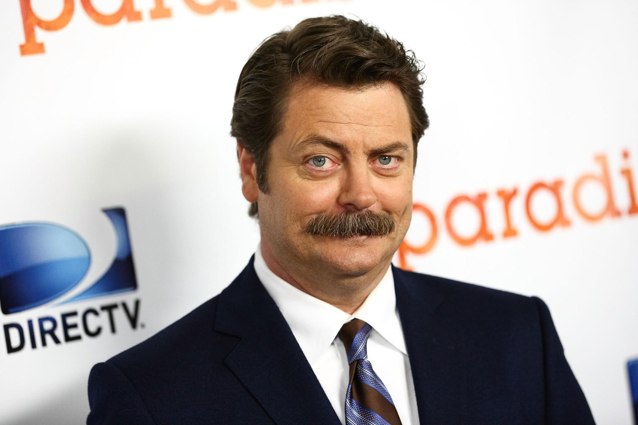 Nick Offerman, Celebrity HQ, 4K Wallpapers, 2019, 2050x1370 HD Desktop