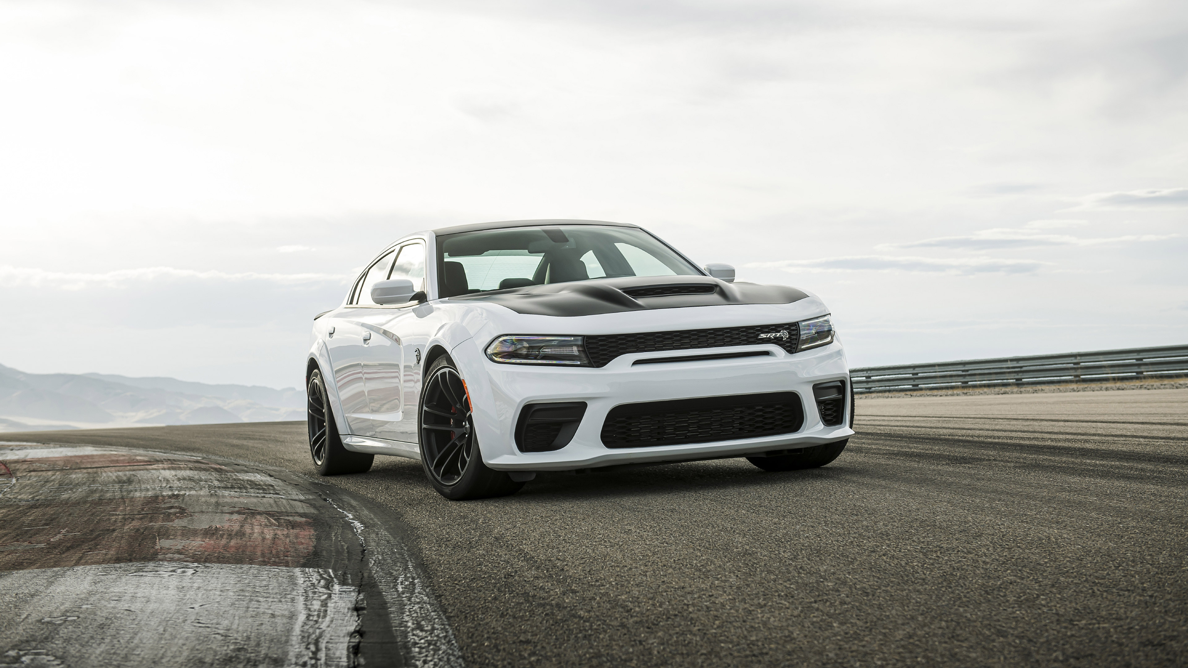 Hellcat Redeye Front View, Dodge Charger Wallpaper, 3840x2160 4K Desktop