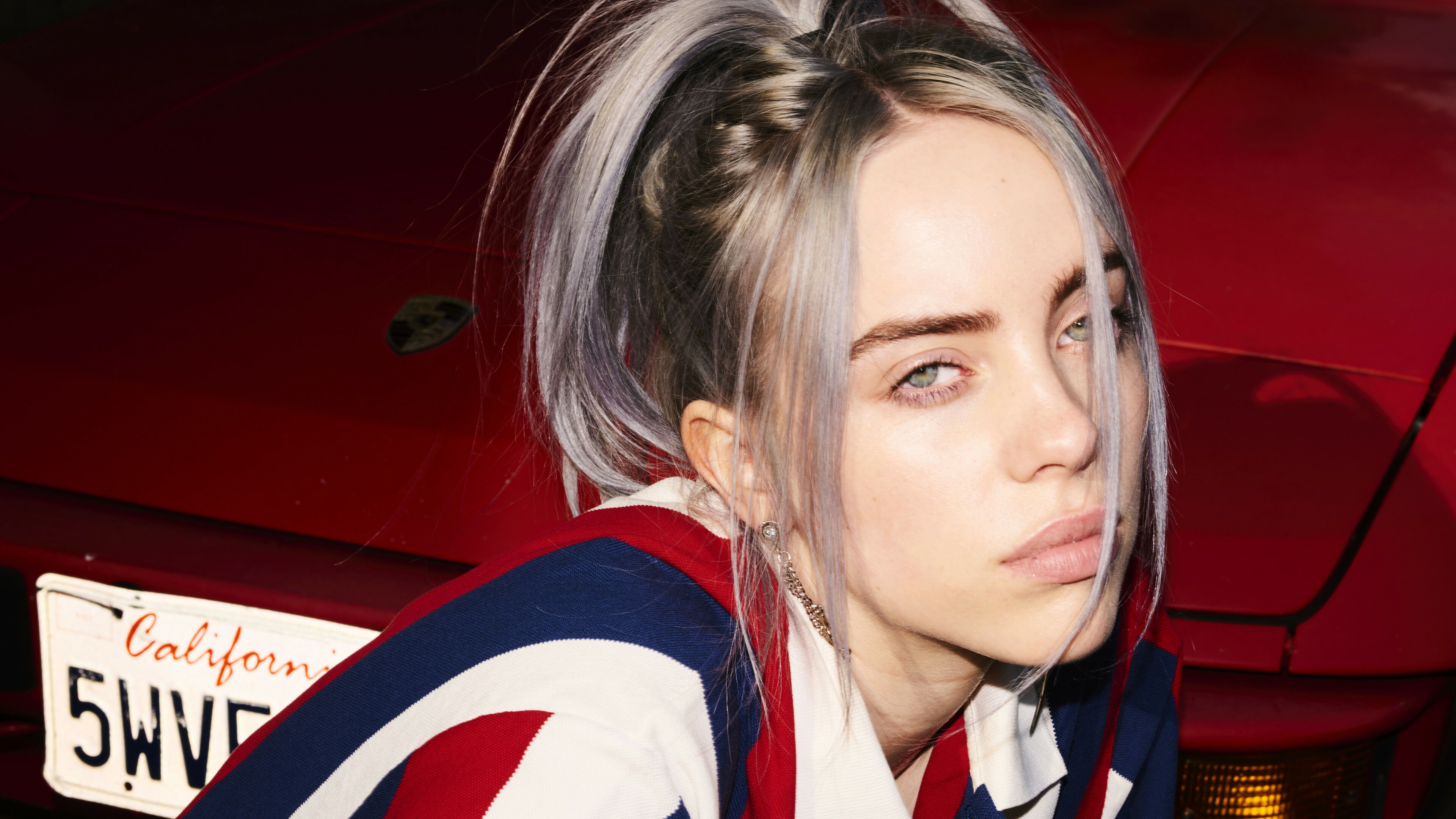 Pretty young Billie Eilish, Ultrahd photowalls, Teen icon, Ethereal beauty, 3840x2160 4K Desktop