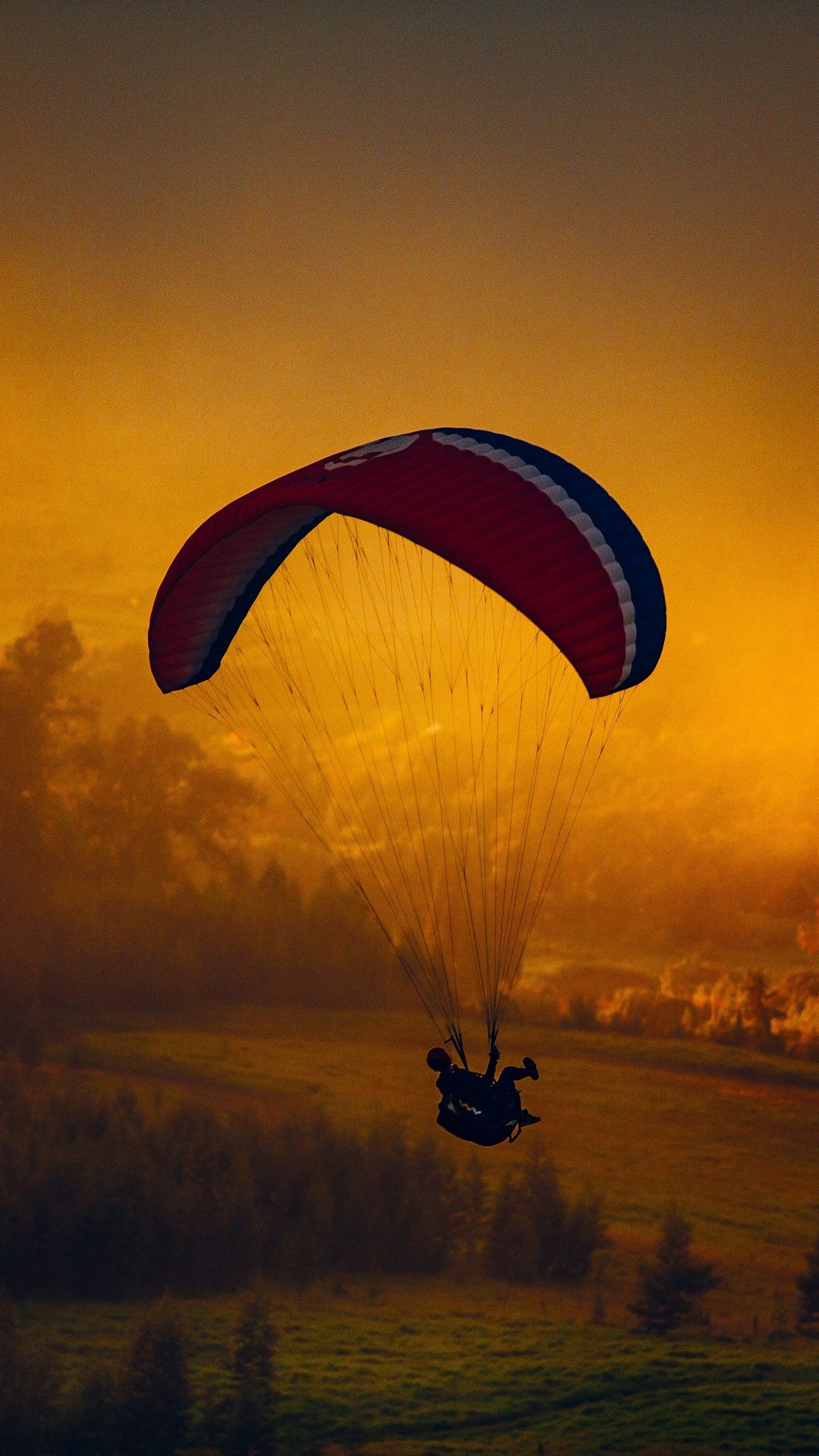 Paragliding sport, Misc paraglider, 5K wallpapers, Android backgrounds, 1440x2560 HD Phone