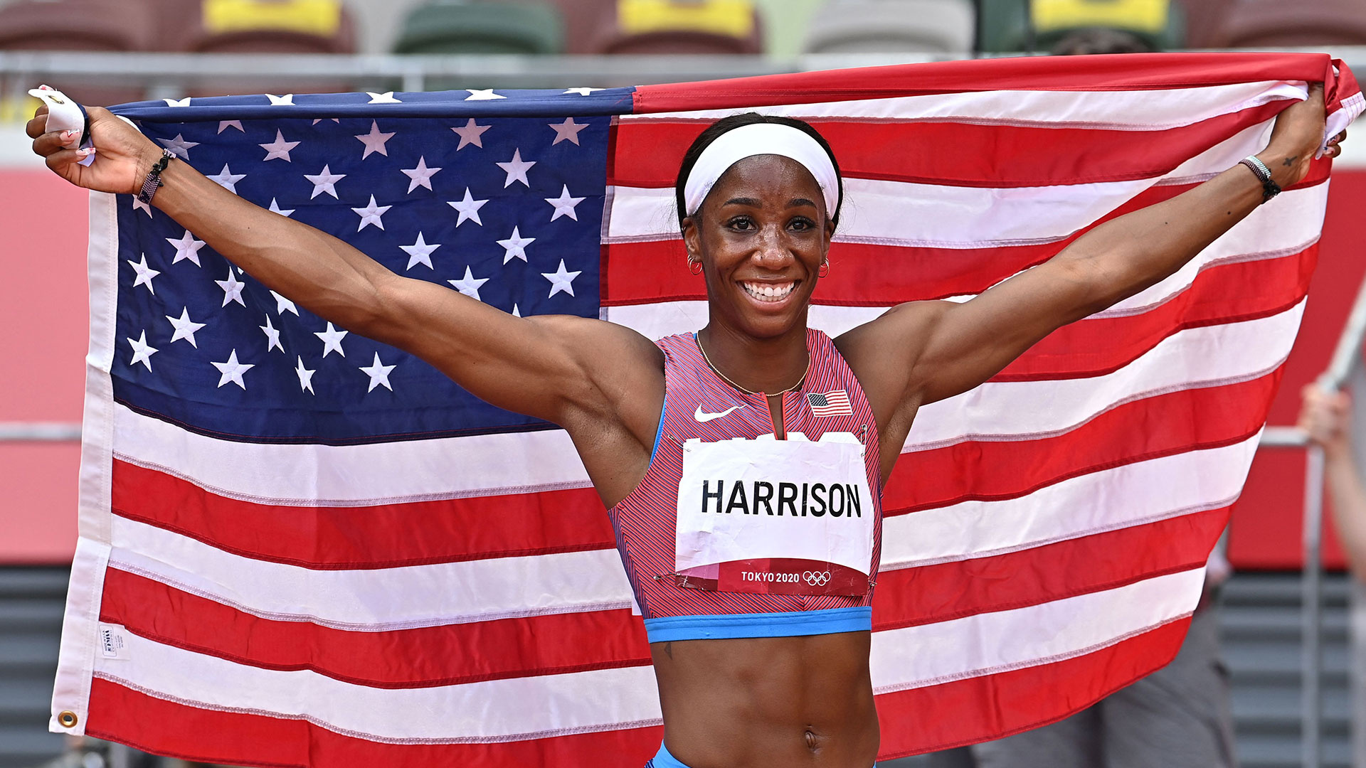 Kendra Harrison, Hurdles silver, Photo finish, NBC 7 San Diego, 1920x1080 Full HD Desktop