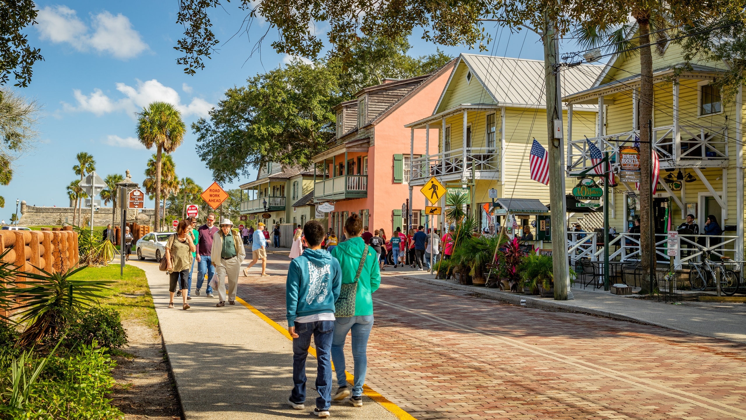 St. George street, Vacation rentals, House rentals, Florida, 2560x1440 HD Desktop