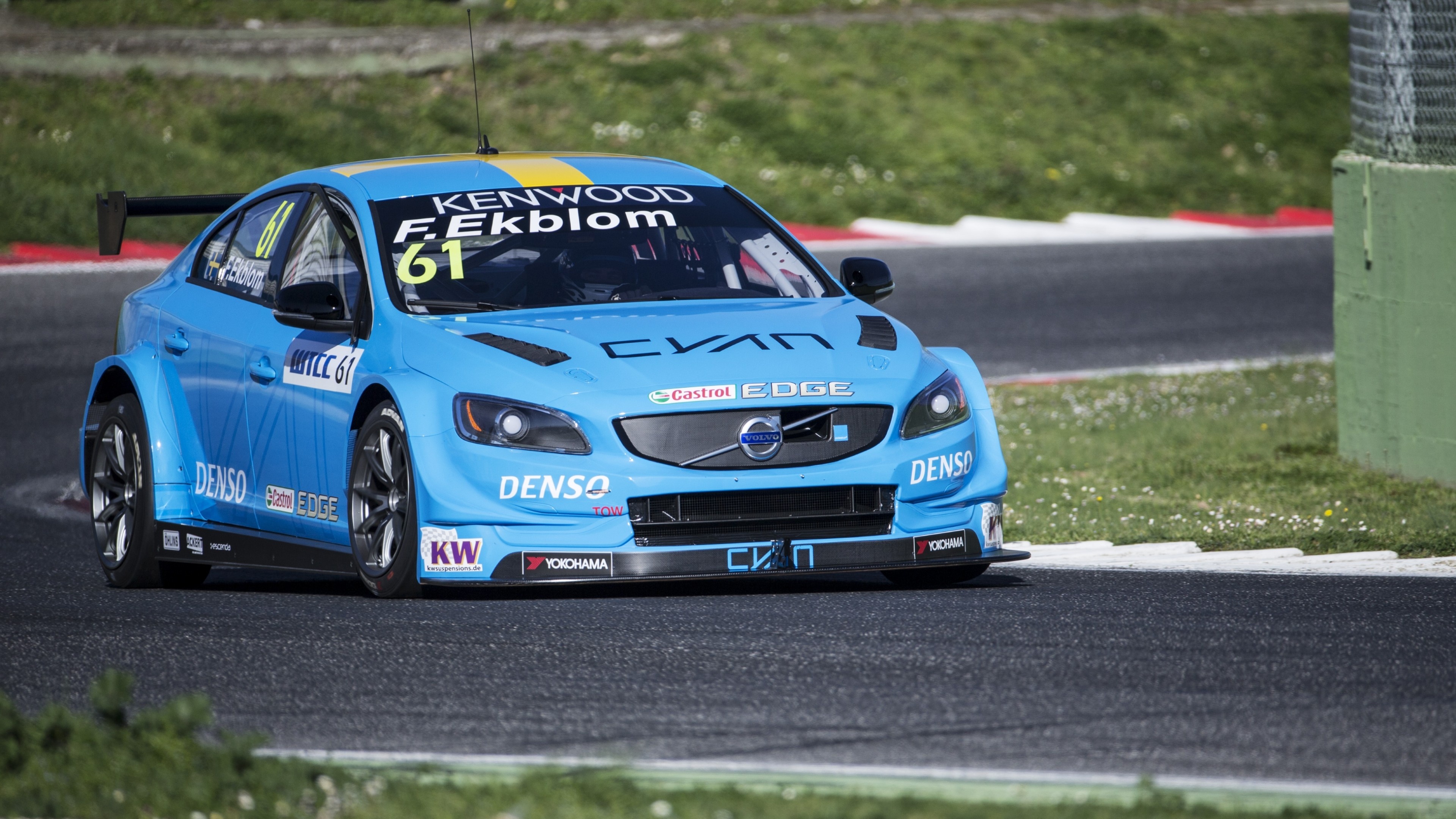 TC1 WTCC, Volvo S60 Wallpaper, 3840x2160 4K Desktop