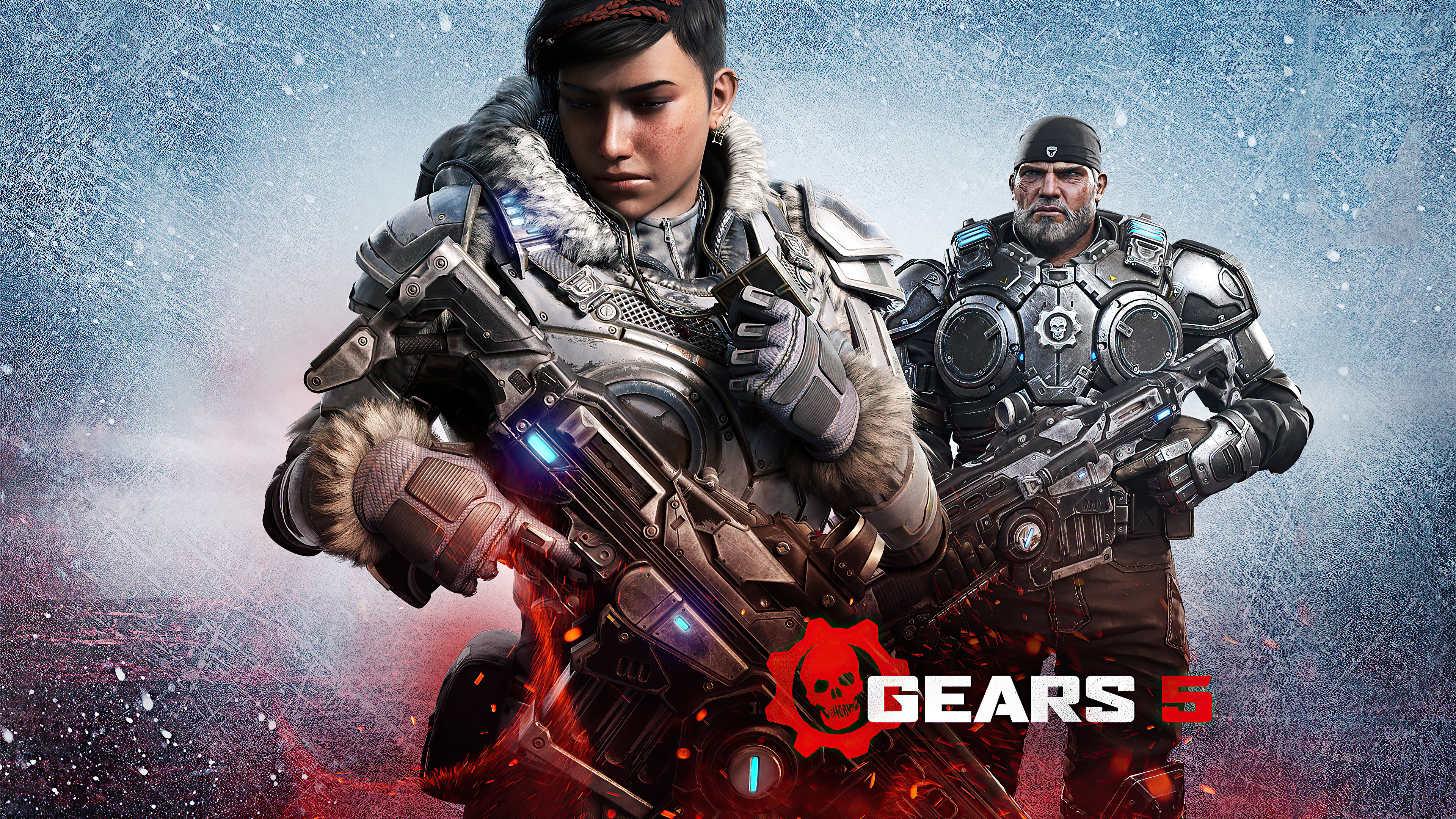 Gears 5 4K wallpapers, Stunning visuals, Impressive graphics, Gaming imagery, 3840x2160 4K Desktop