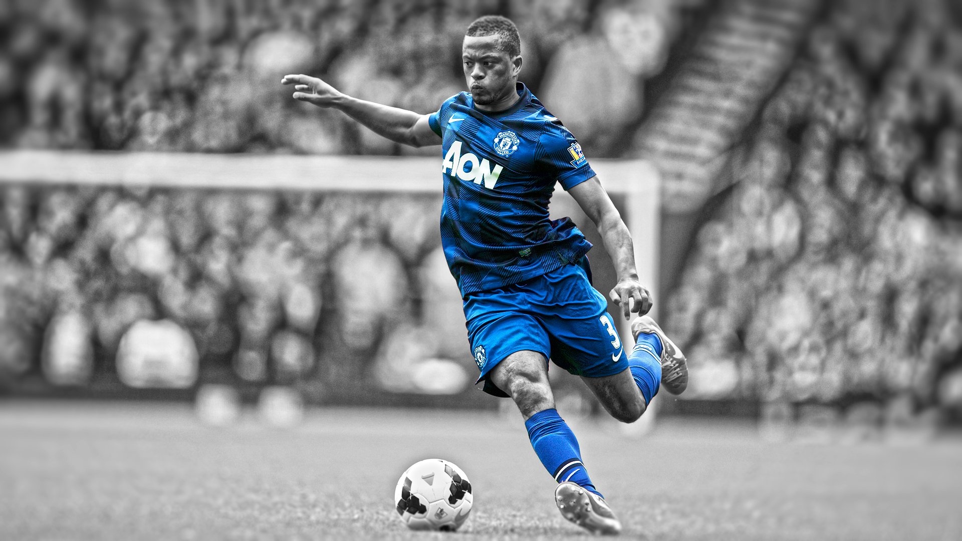 Patrice Evra, Sports legend, Dynamic presence, Captivating personality, 1920x1080 Full HD Desktop