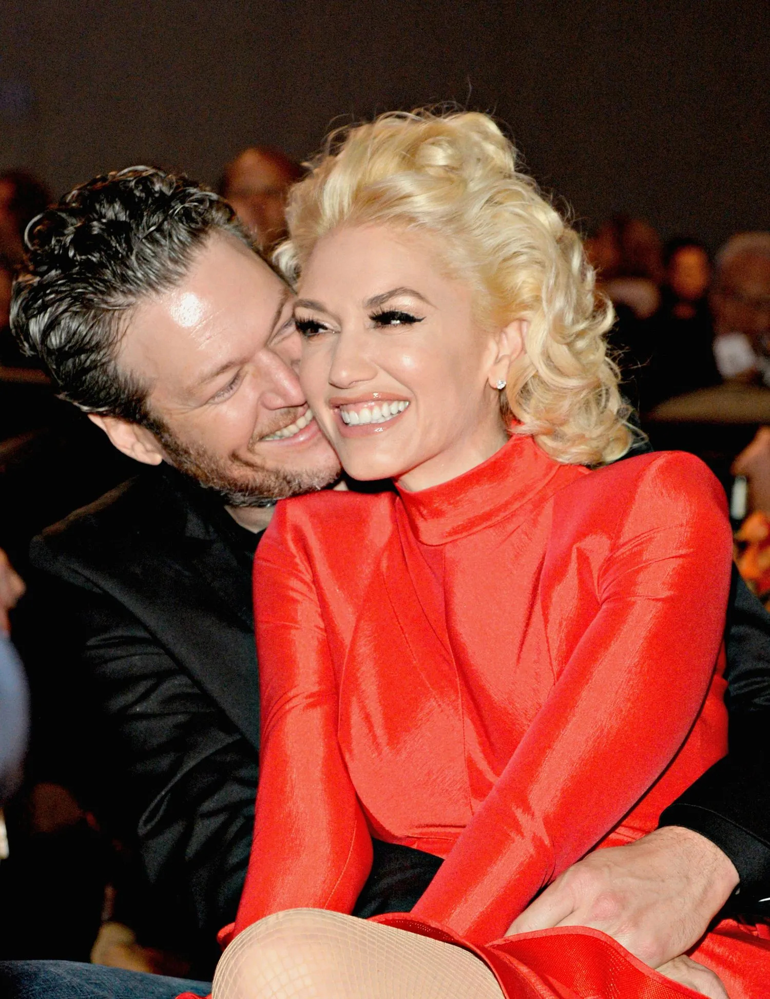 Blake Shelton, Gwen Stefani, Cozy party pictures, Pre-Grammy glamour, 1500x1950 HD Phone