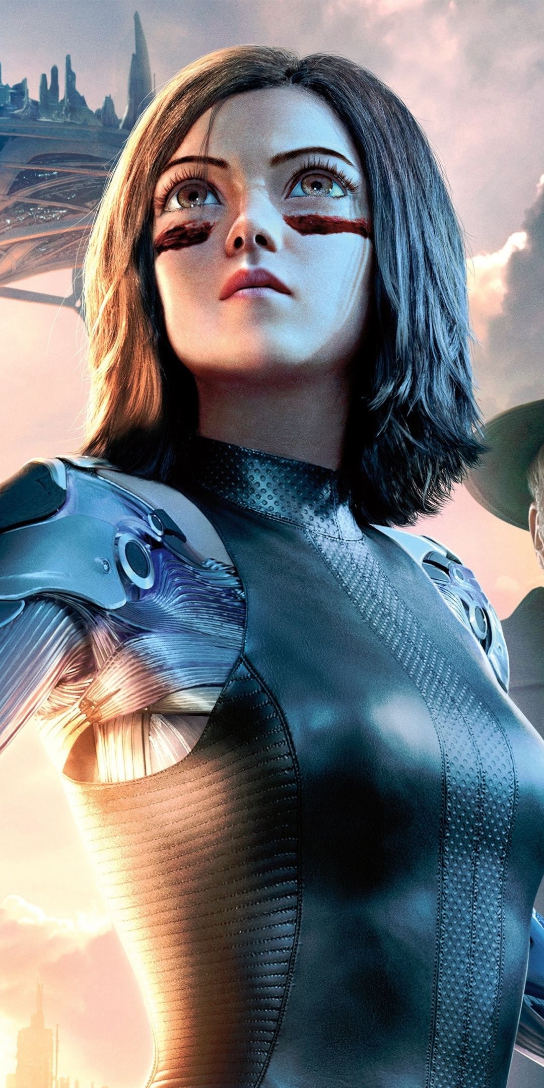 Alita Battle Angel, HD wallpapers, Science fiction, Futuristic setting, 1080x2160 HD Phone