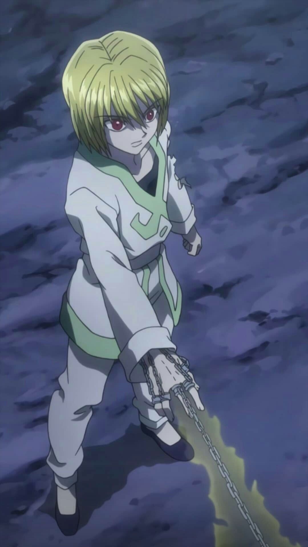 Kurapika, Kurapika's chains, Hunter x Hunter, Anime character, 1080x1920 Full HD Phone