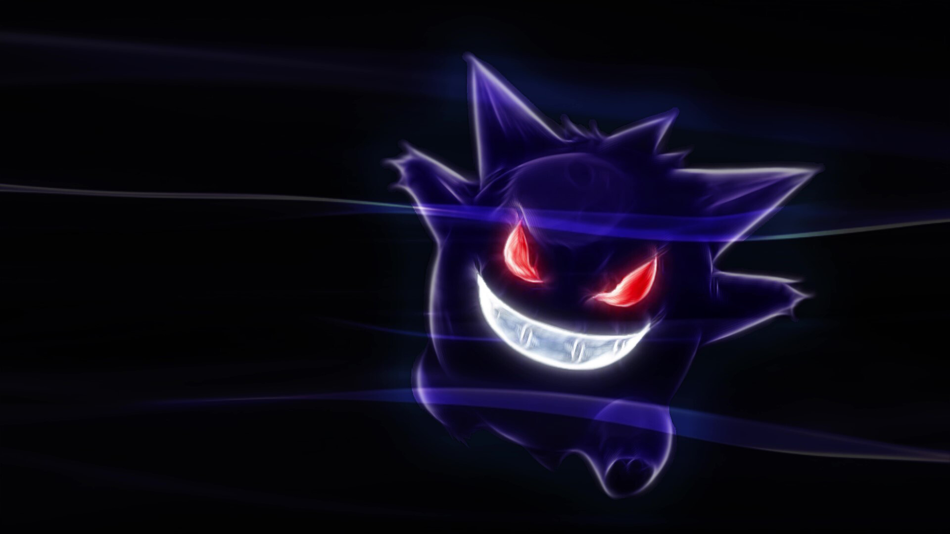 Gengar Live Wallpaper, Anime Aesthetics, Mysterious Animation, Supernatural Charm, 1920x1080 Full HD Desktop