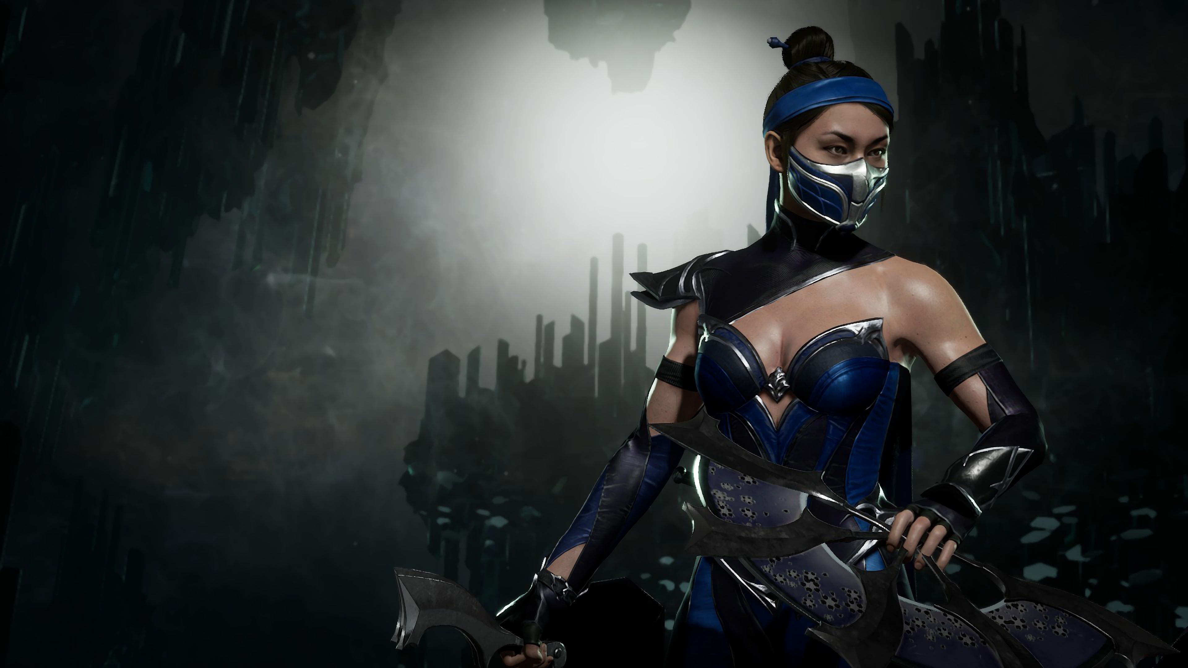 Kitana, Mortal Kombat, 4K wallpaper, Character, 3840x2160 4K Desktop