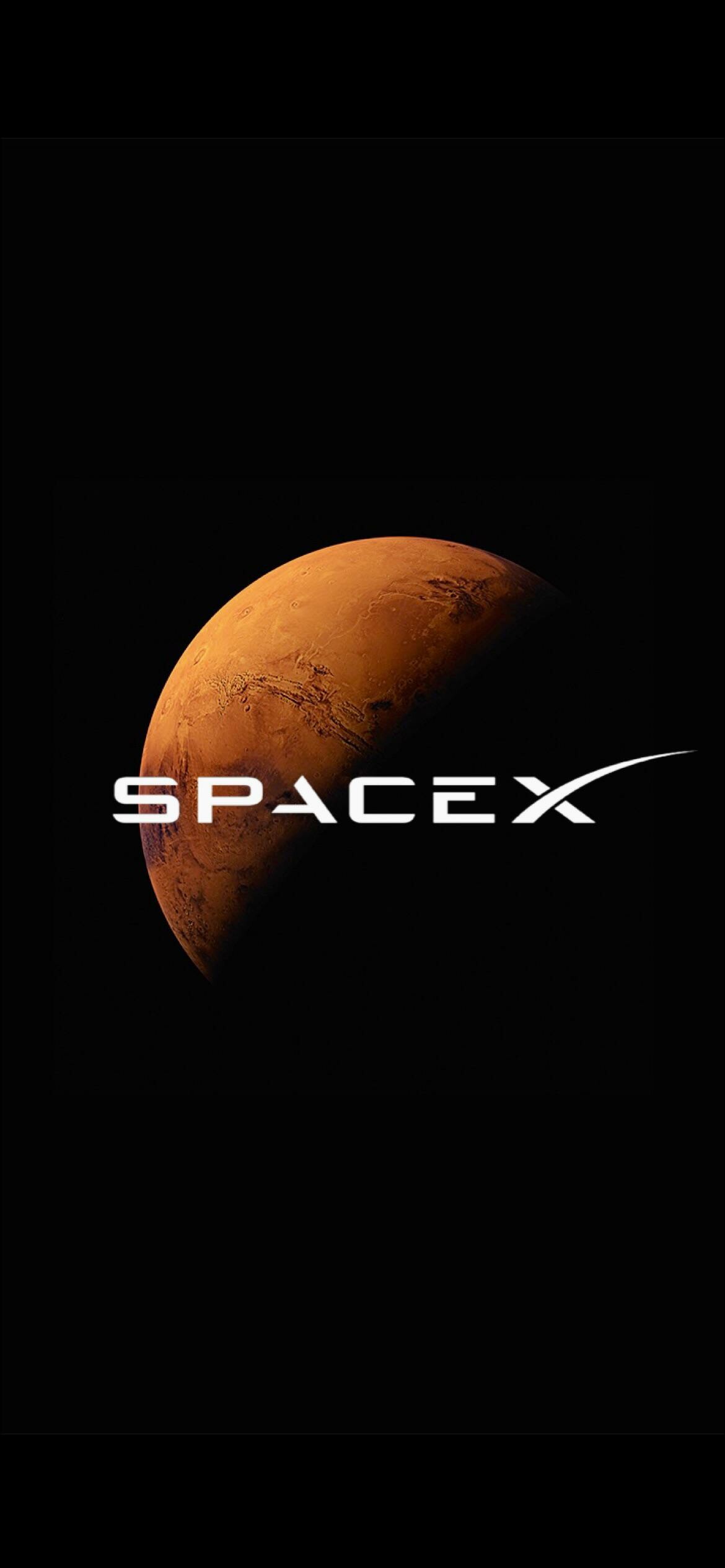 SpaceX Mars wallpaper, Tech-themed background, 1170x2540 HD Phone