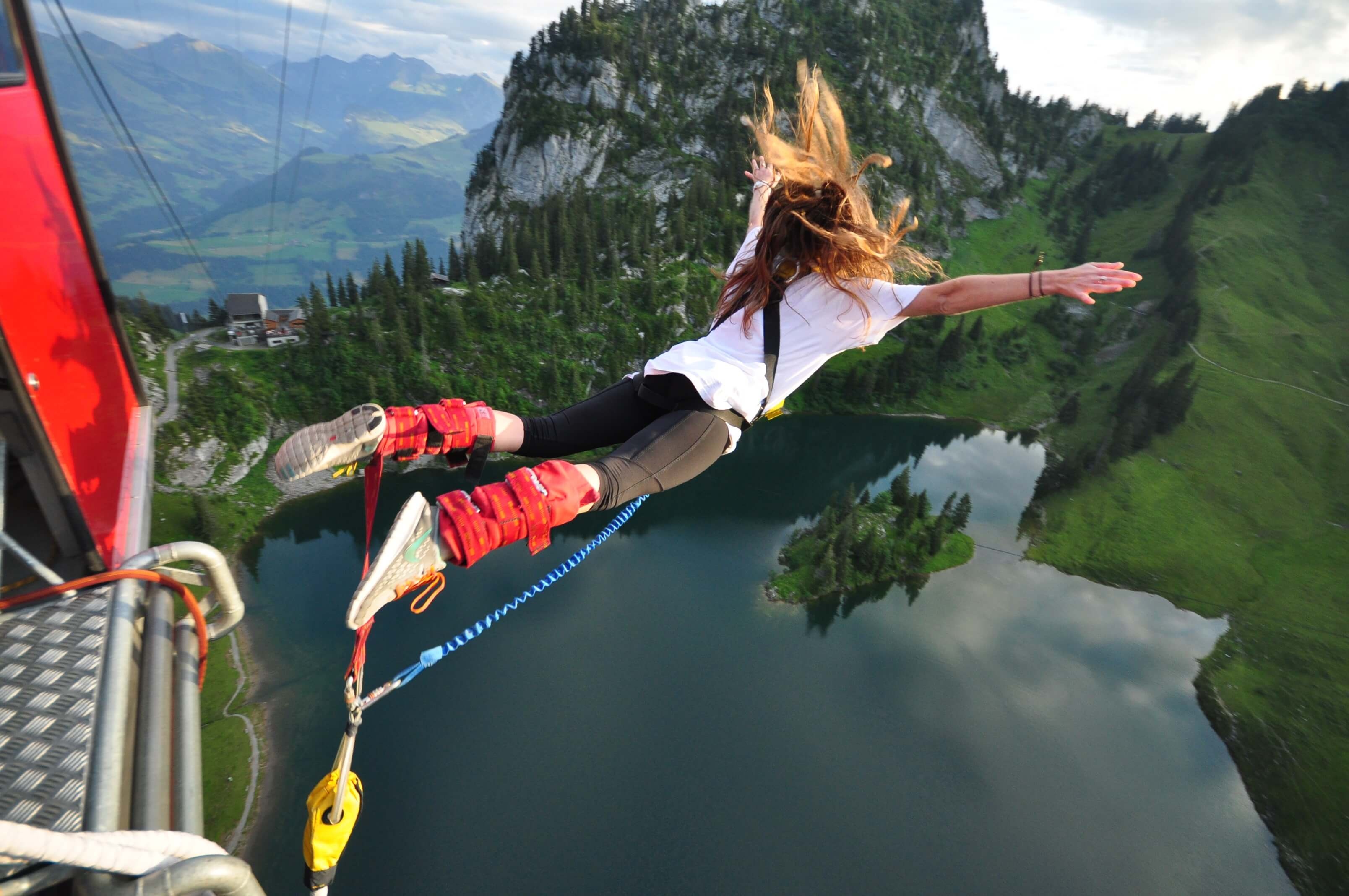 Mountain Stockhorn, Bungee Jumping Wallpaper, 3220x2140 HD Desktop