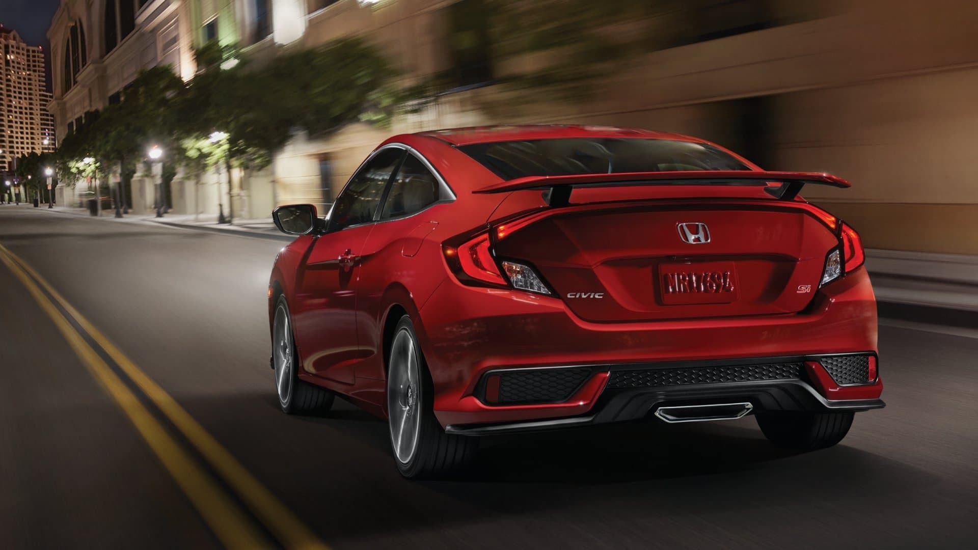 Rear View, Honda Civic Si Wallpaper, 1920x1080 Full HD Desktop