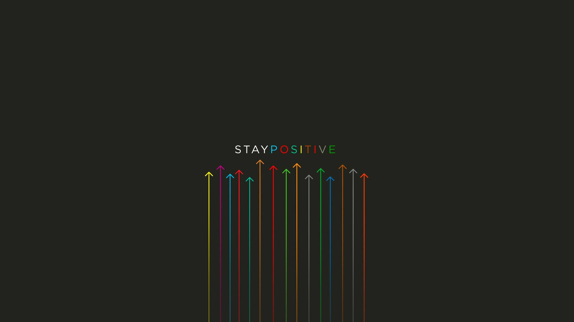 Stay positive, Motivational Wallpaper, 1920x1080 Full HD Desktop