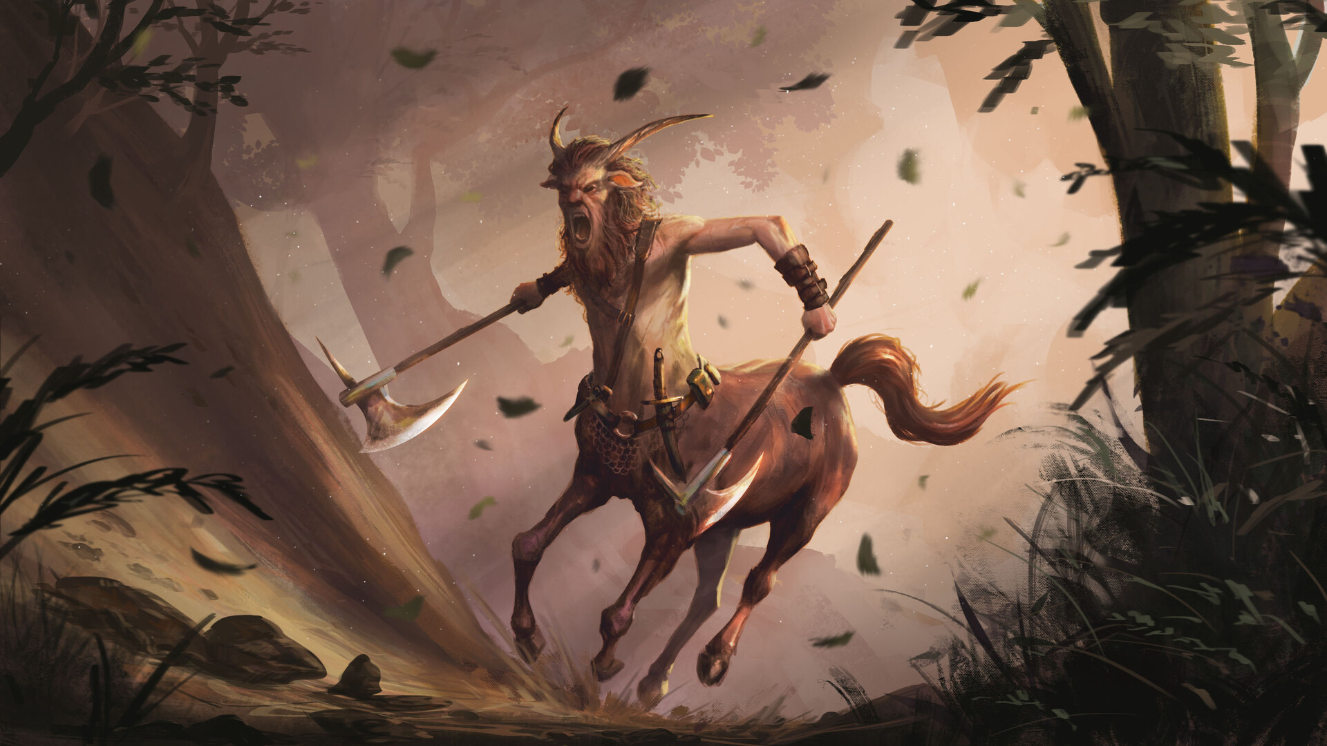 Centaur-like art, Imaginative creatures, Artistic expressions, Mystical charm, 1920x1080 Full HD Desktop