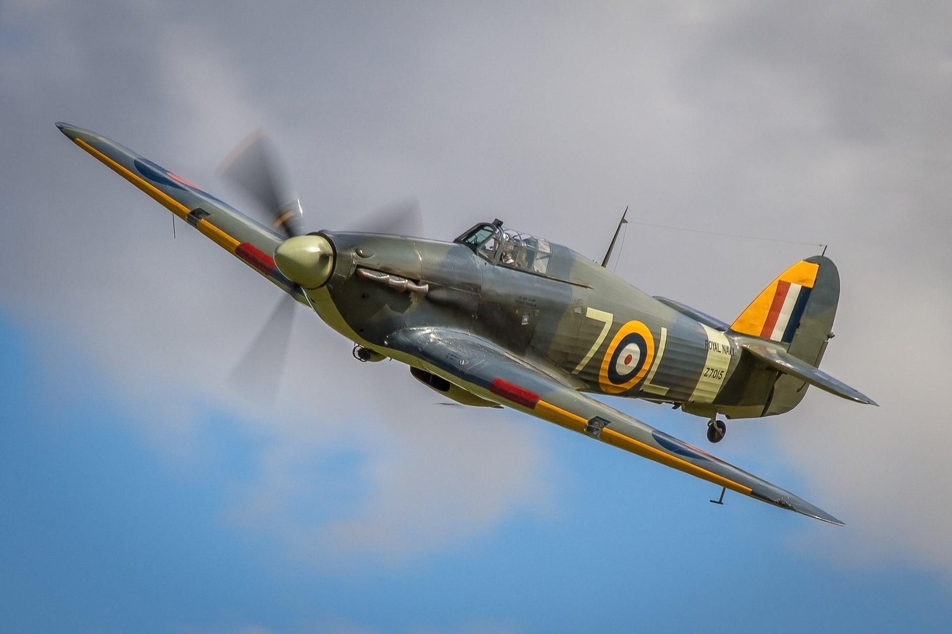 Hawker Hurricane in flight, Photo print, Aviation artwork, Airpower showcase, 1920x1280 HD Desktop