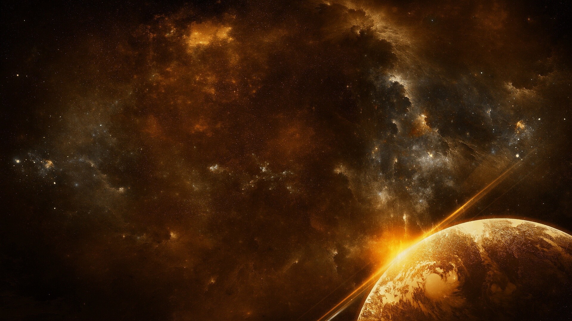 Venus, Dark matter space, Captivating wallpapers, Sailor Venus, 1920x1080 Full HD Desktop